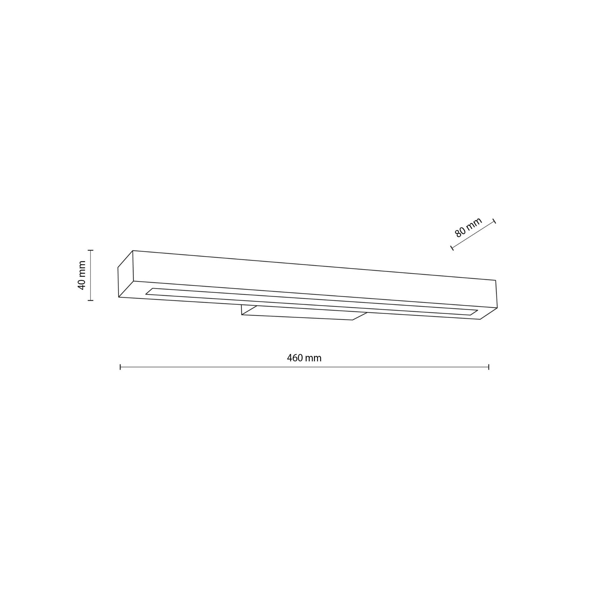 Kinkiet nowoczesny skandynawski boho loft podłużny drewniany sosna TK Lighting Teo 5920 1x12W LED 3000K 1570 lm