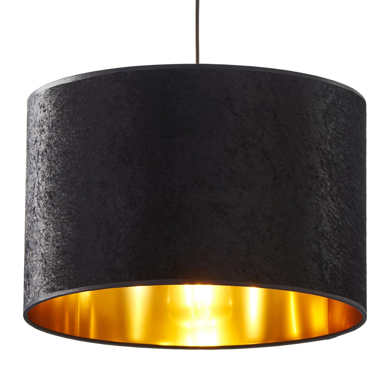 TK Lighting Tercino 6191 lampa wisząca 1x15W E27 czarna złota