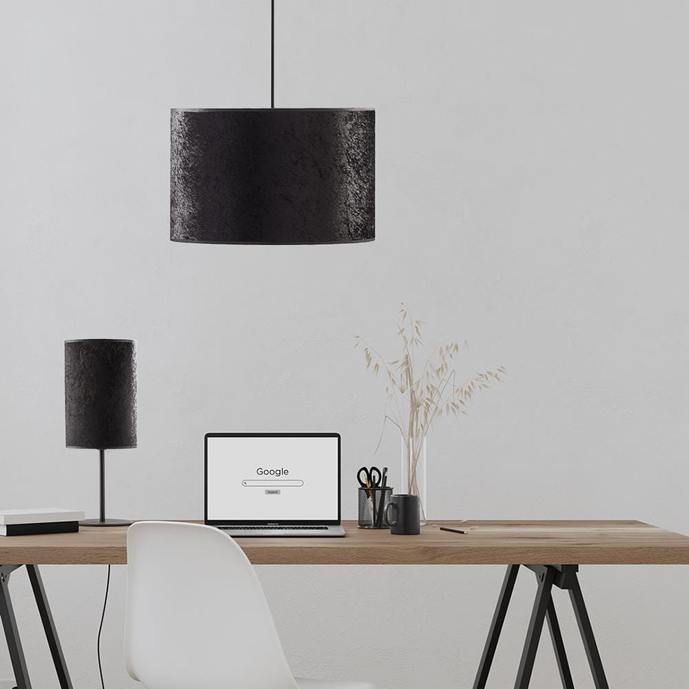 TK Lighting Tercino 6191 lampa wisząca 1x15W E27 czarna złota