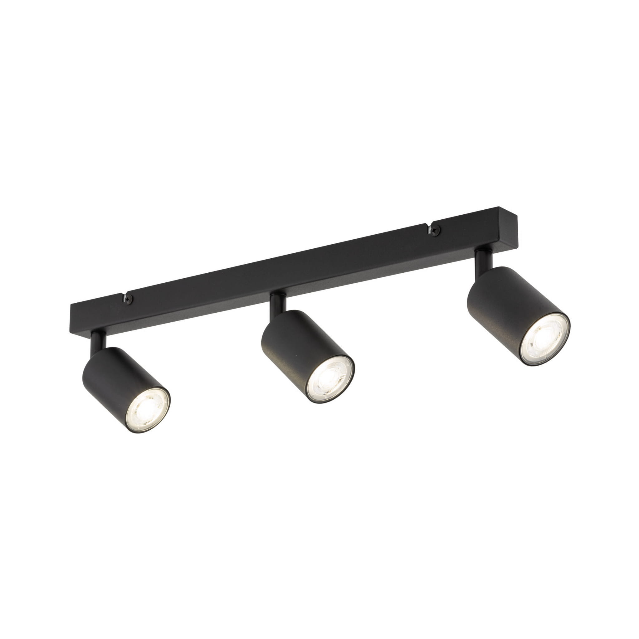 Plafon nowoczesny elegancki reflektory metalowe tuba czarny TK Lighting Top 6176 3x10W GU10