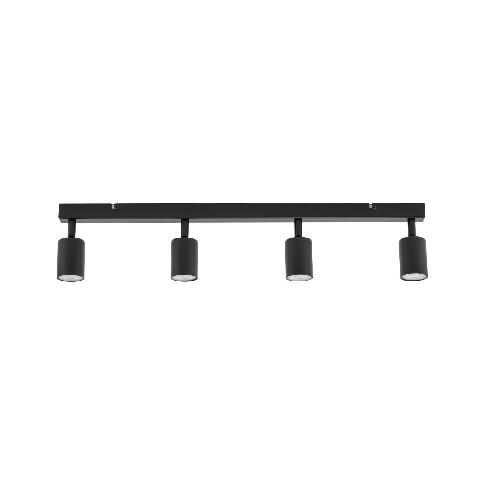 Plafon nowoczesny elegancki reflektory metalowe tuba czarny TK Lighting Top 6176 3x10W GU11