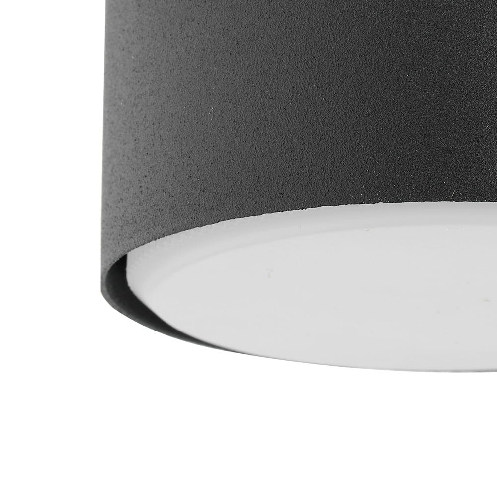 Lampa sufitowa nowoczesny elegancki metalowe tuba czarny TK Lighting Top 6241 1x10W GX53