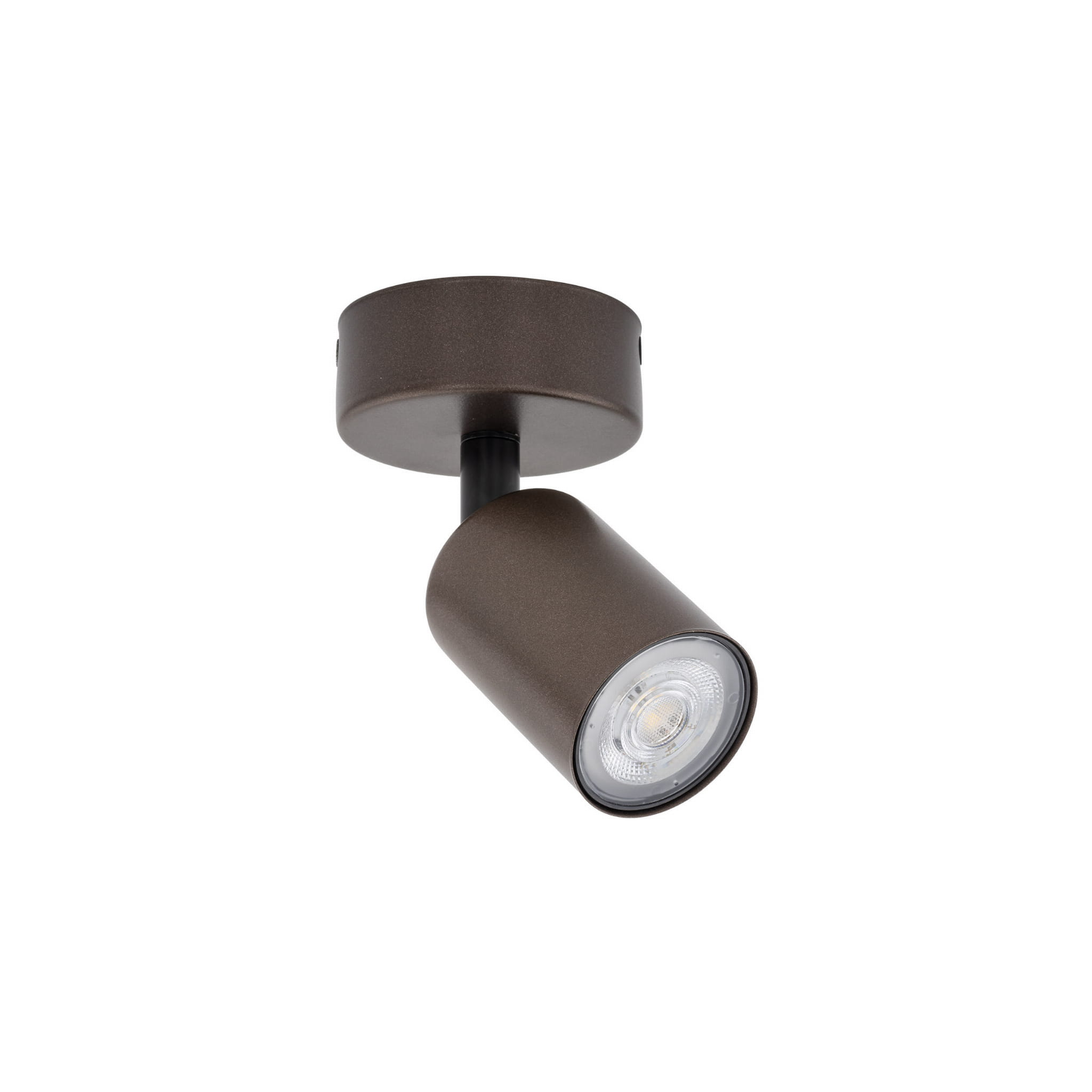 Reflektor nowoczesny elegancki metalowy tuba brązowy TK Lighting Top 5957 1x10W GU10