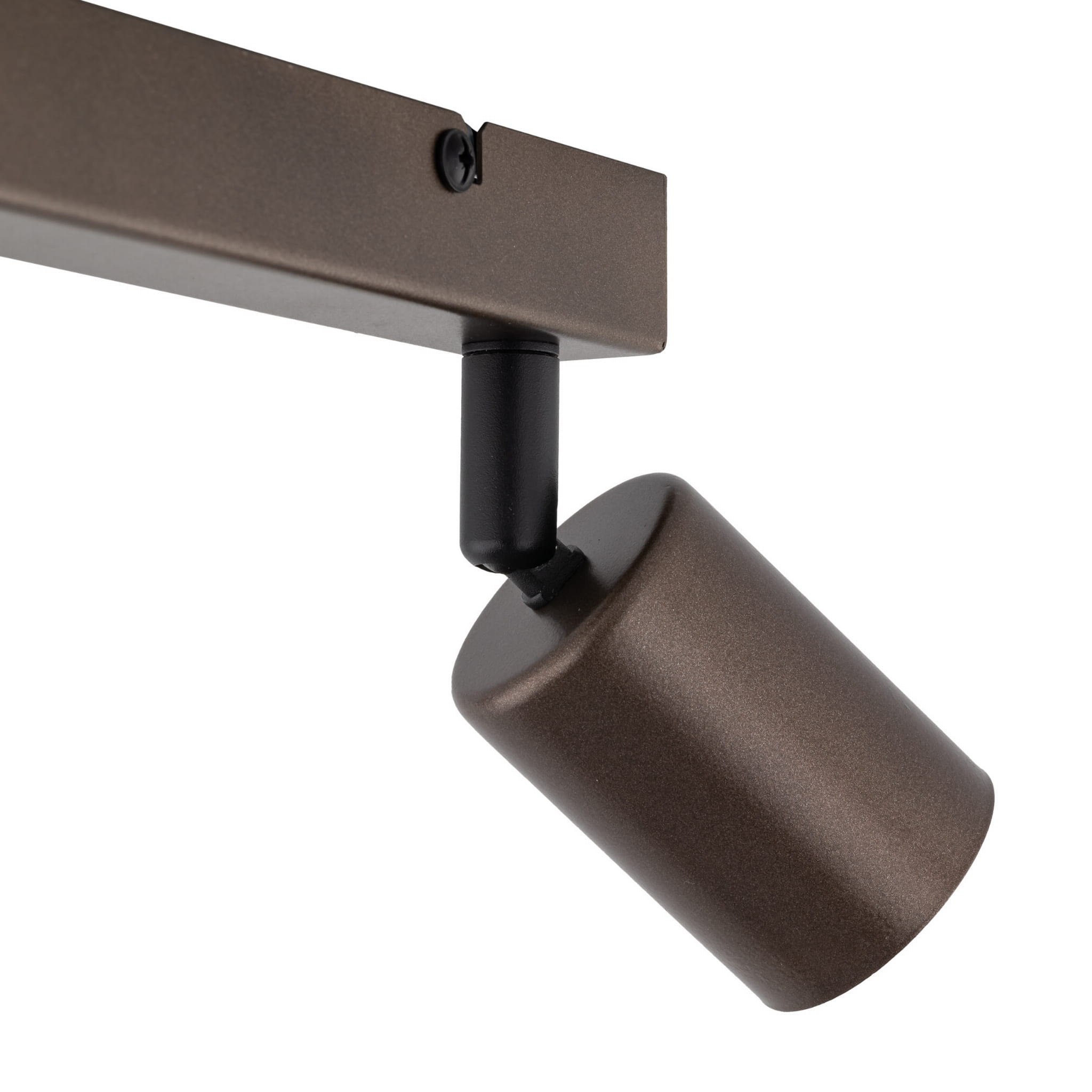 Plafon nowoczesny elegancki reflektory metalowe tuba brązowy TK Lighting Top 6180 2x10W GU10