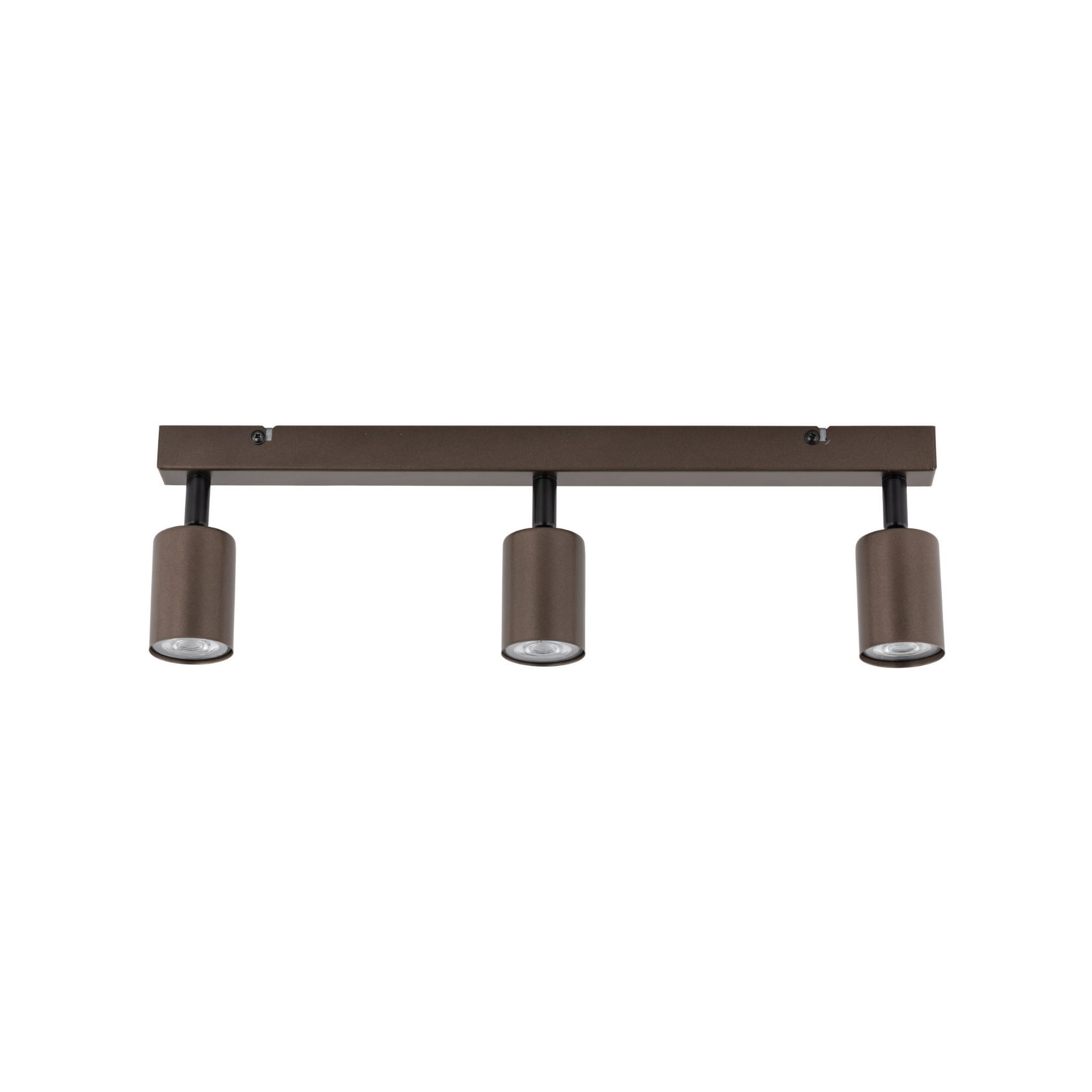 Plafon nowoczesny elegancki reflektory metalowe tuba brązowy TK Lighting Top 6181 3x10W GU10