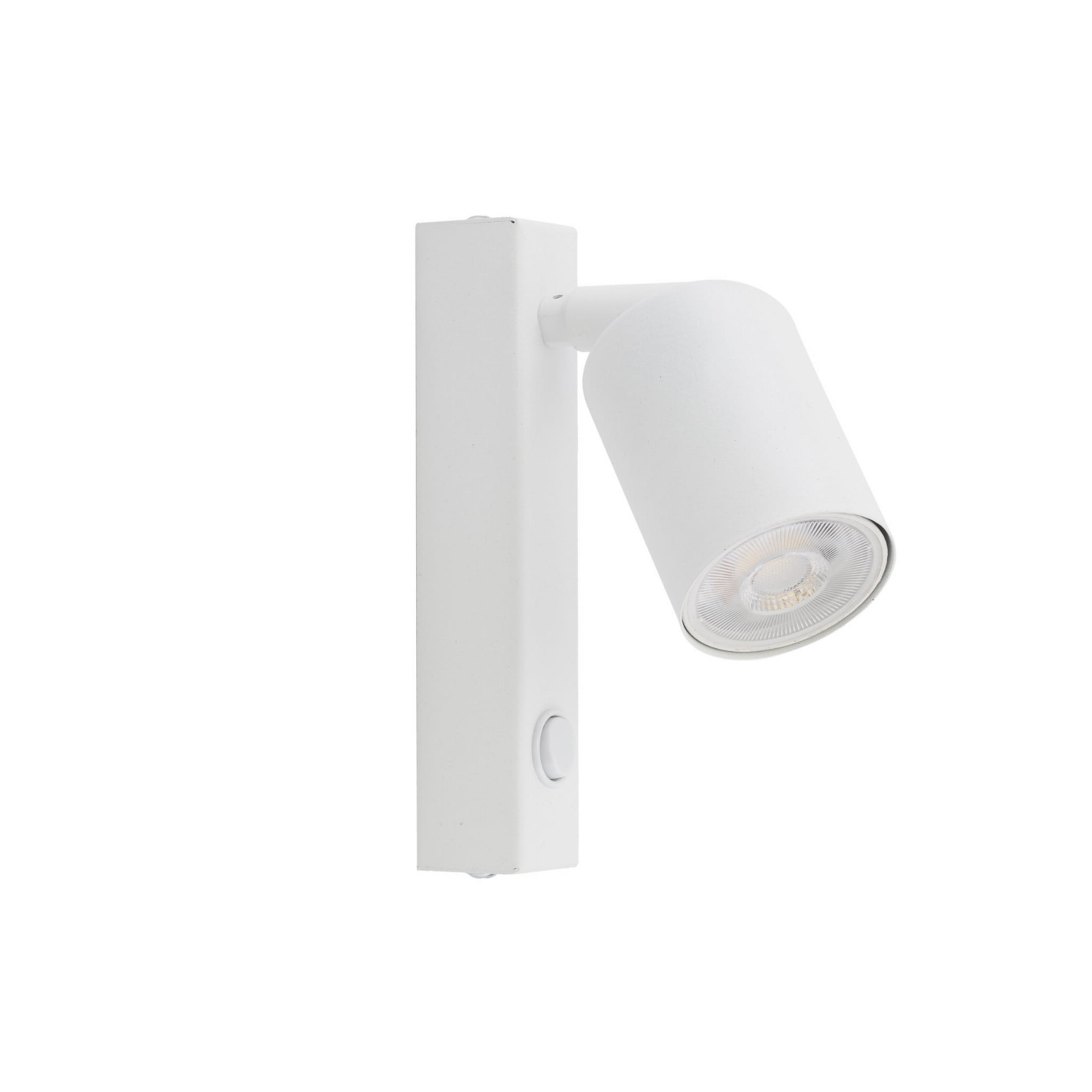 Kinkiet nowoczesny elegancki metalowy tuba biały TK Lighting Top 6186 1x10W GU10