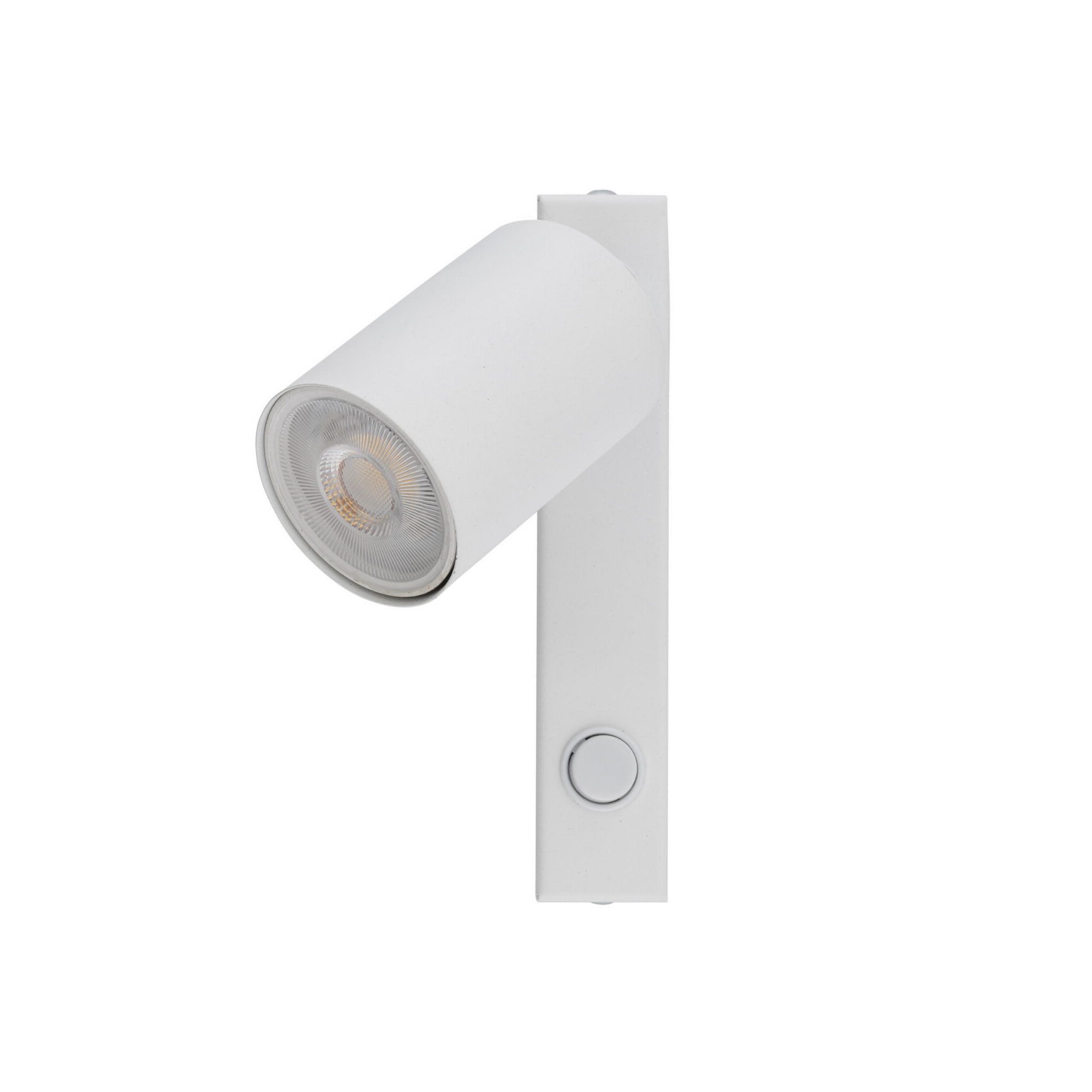 Kinkiet nowoczesny elegancki metalowy tuba biały TK Lighting Top 6186 1x10W GU10