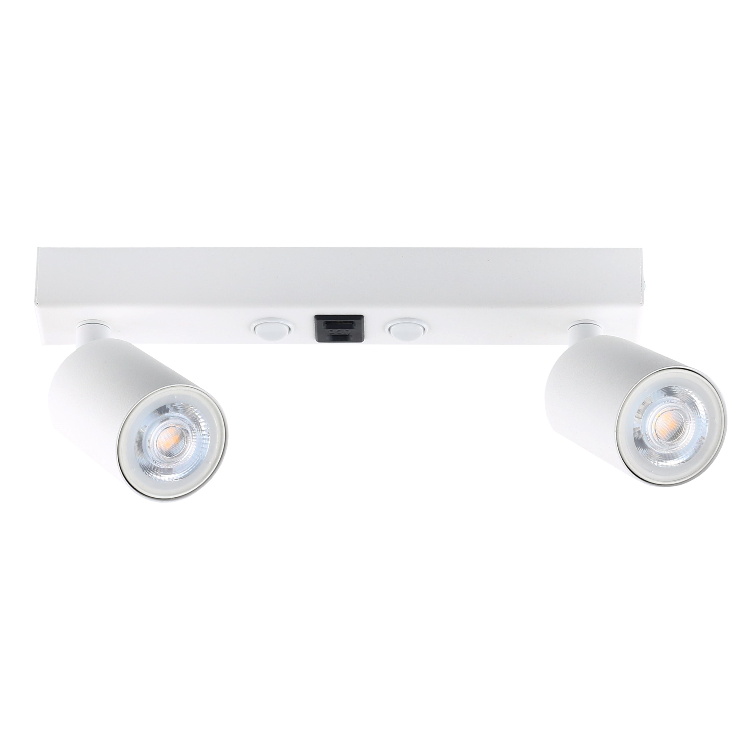 Kinkiet nowoczesny elegancki metalowy tuba biały TK Lighting Top 10276 2x10W GU10
