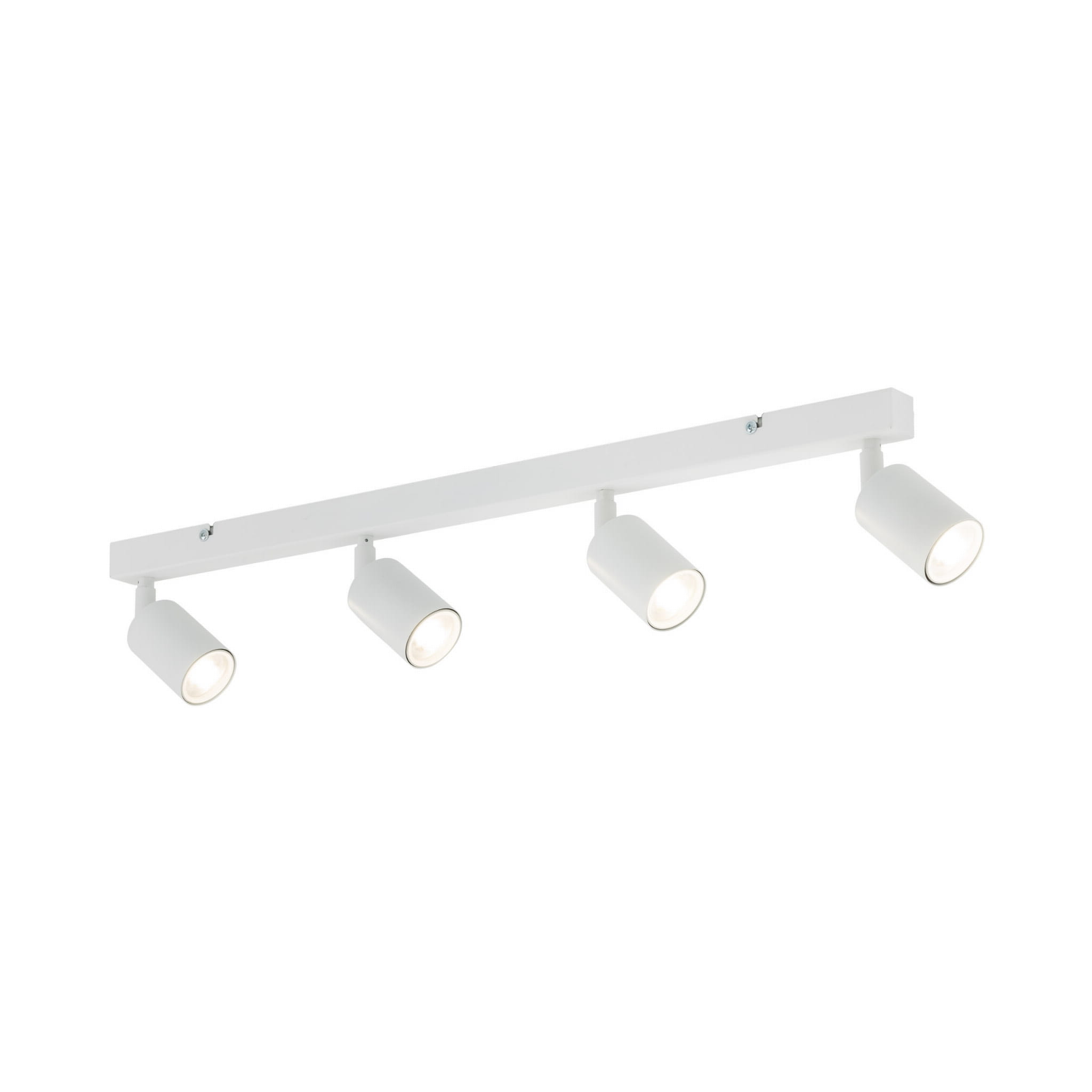 Plafon nowoczesny elegancki reflektory metalowe tuba biały TK Lighting Top 6874 4x10W GU10