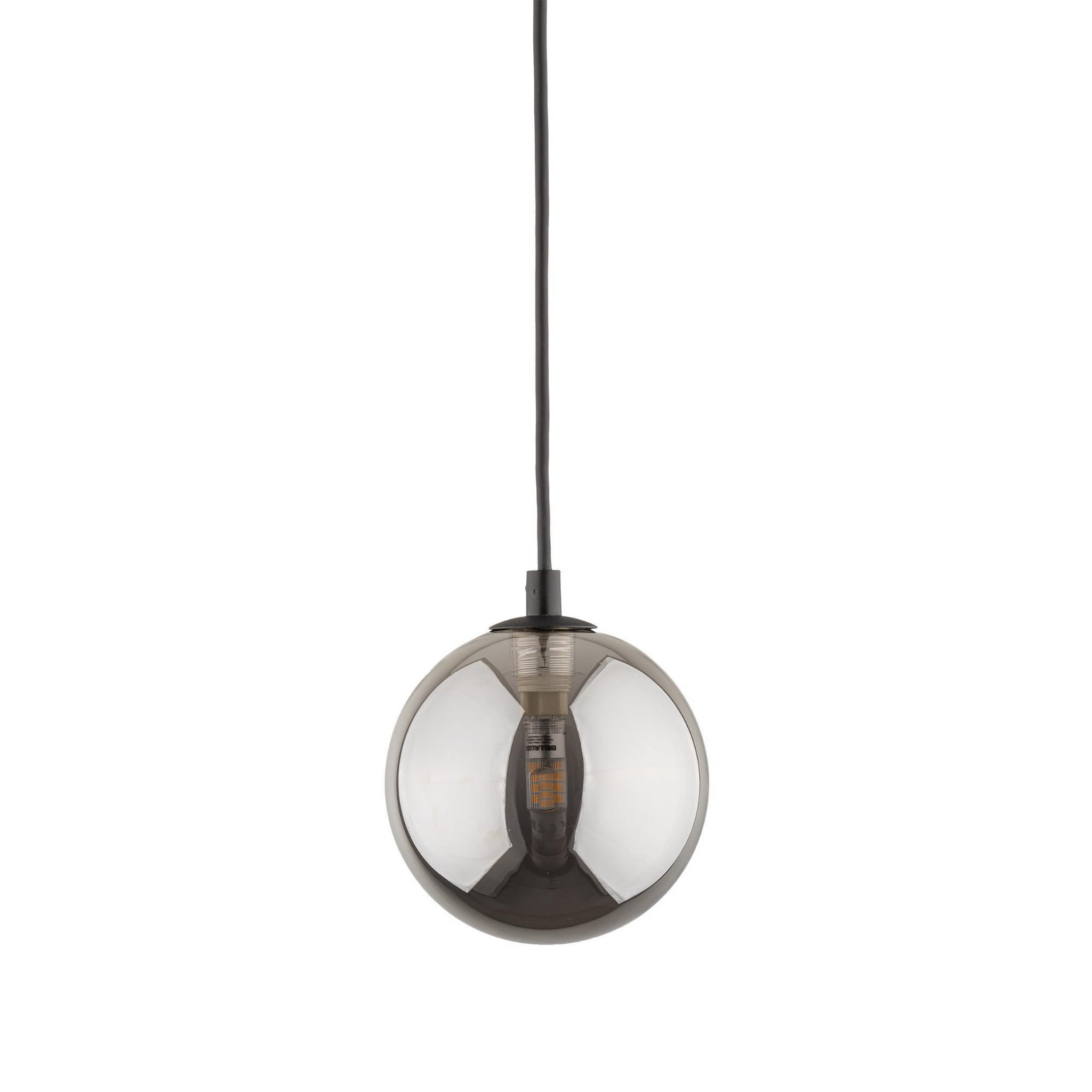 Lampa wisząca do systemu szynowego 1-fazowego Tracer nowoczesny loft klosz szklany kula grafitowa czarna TK Lighting Tracer 4926 1x6W G9