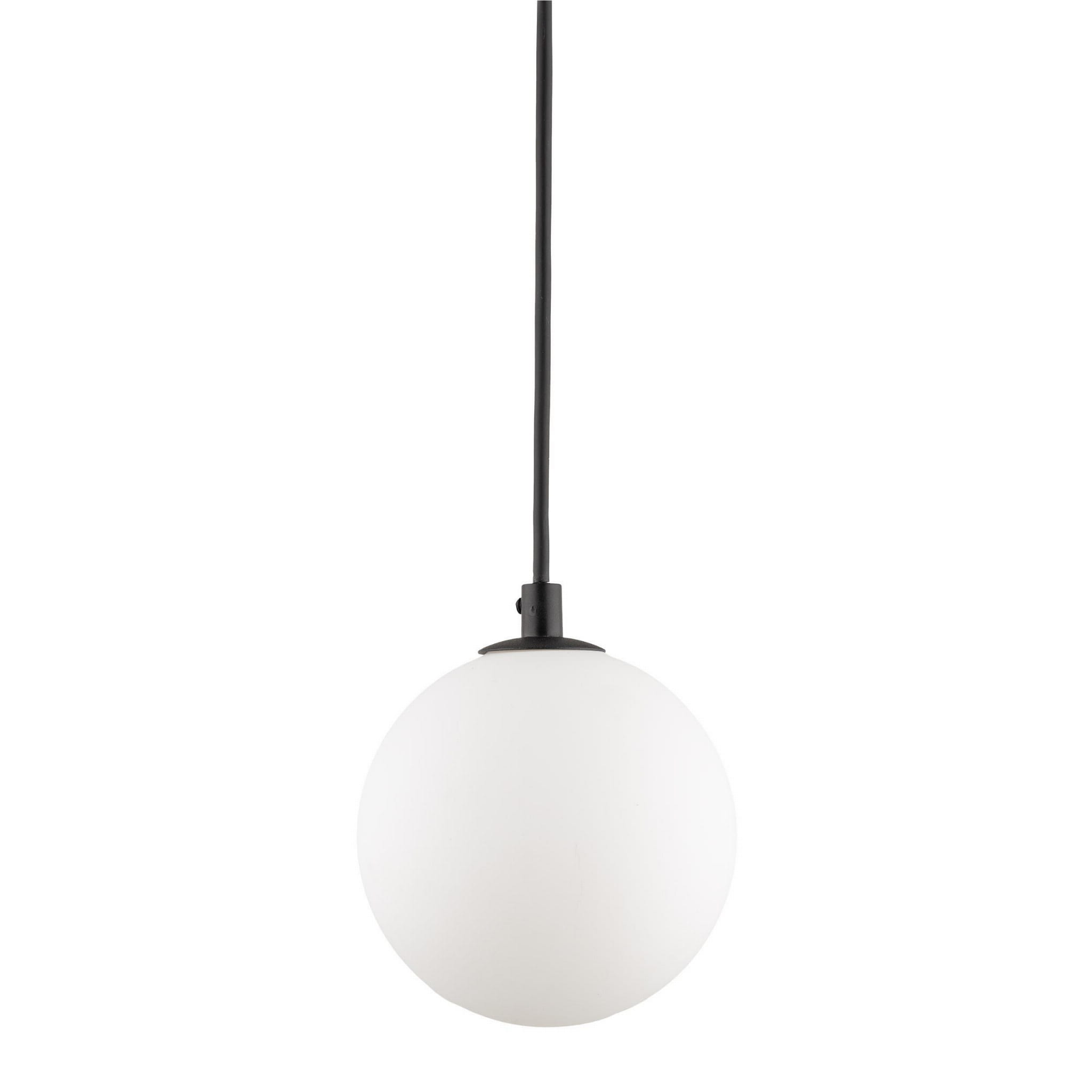 Lampa wisząca do systemu szynowego 1-fazowego Tracer nowoczesny loft klosz szklany kula biała czarna TK Lighting Tracer 4927 1x6W G9