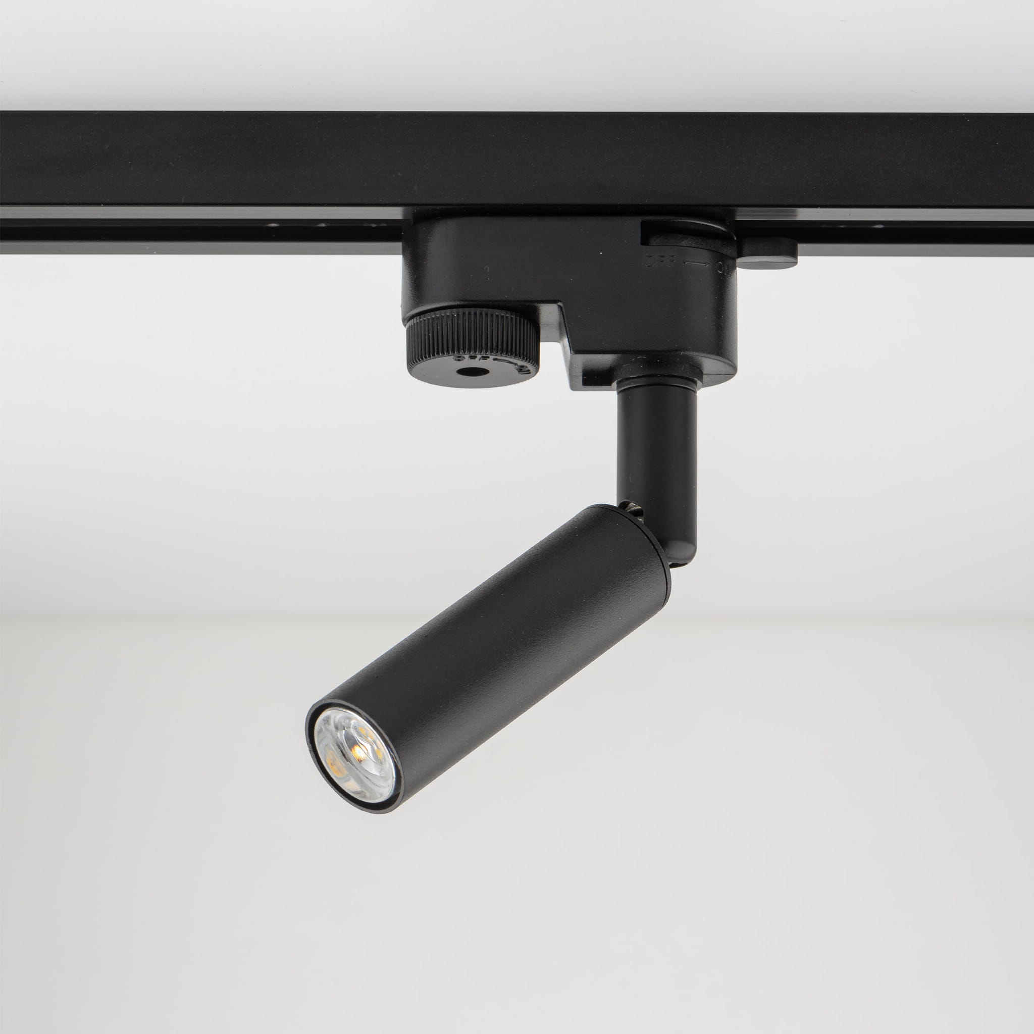 Reflektor do systemu szynowego 1-fazowego Tracer nowoczesny loft metalowy tuba czarny TK Lighting Tracer 4958 1x6W G9