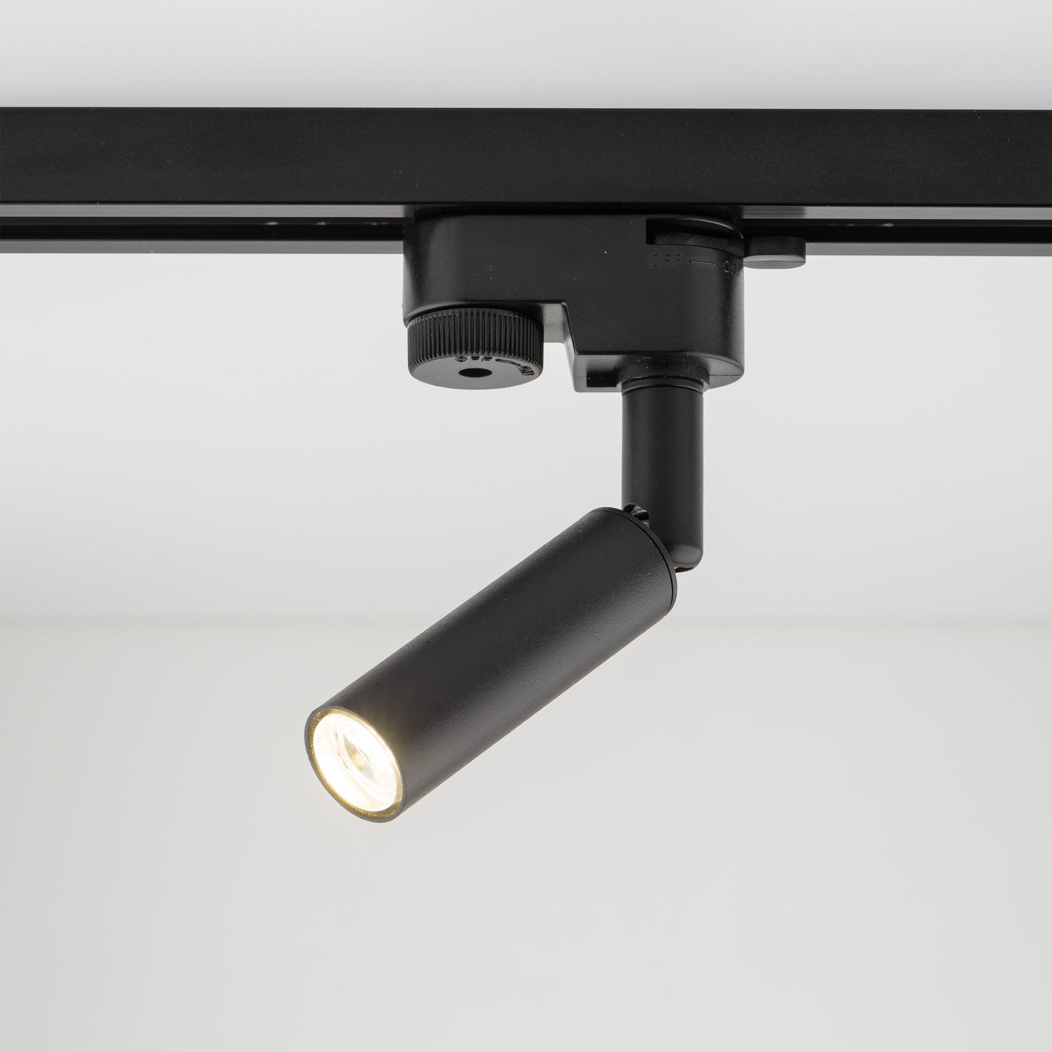 Reflektor do systemu szynowego 1-fazowego Tracer nowoczesny loft metalowy tuba czarny TK Lighting Tracer 4958 1x6W G9