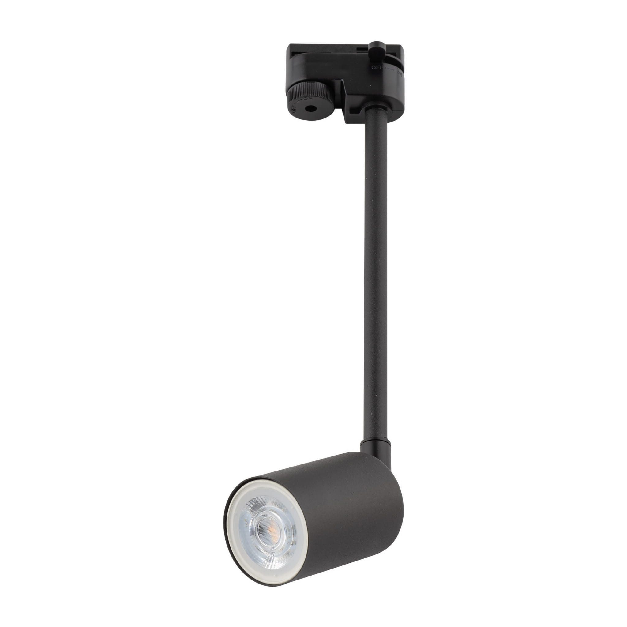 Reflektor do systemu szynowego 1-fazowego Tracer nowoczesny loft metalowy tuba czarny TK Lighting Tracer 4932 1x10W GU10