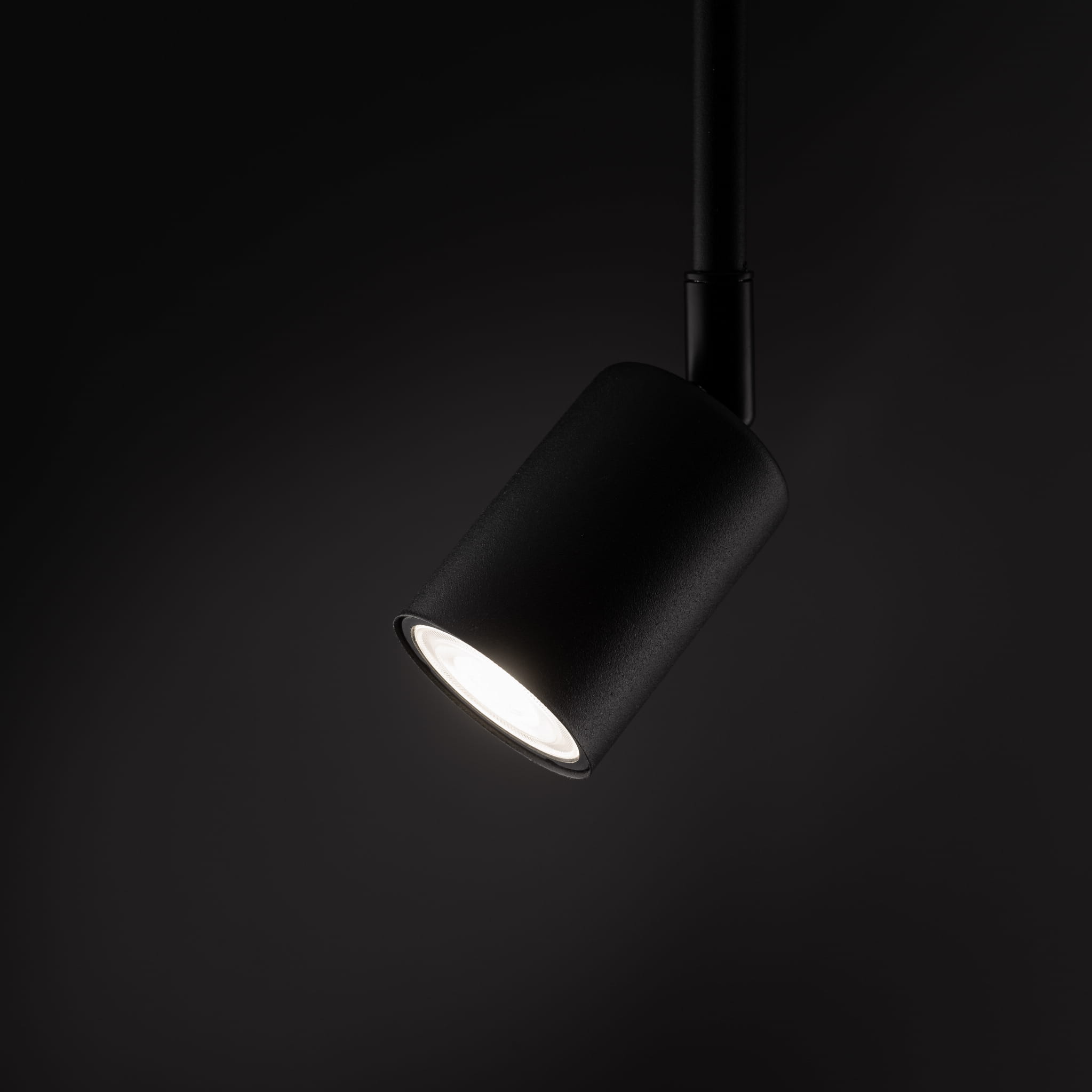 Reflektor do systemu szynowego 1-fazowego Tracer nowoczesny loft metalowy tuba czarny TK Lighting Tracer 4932 1x10W GU10