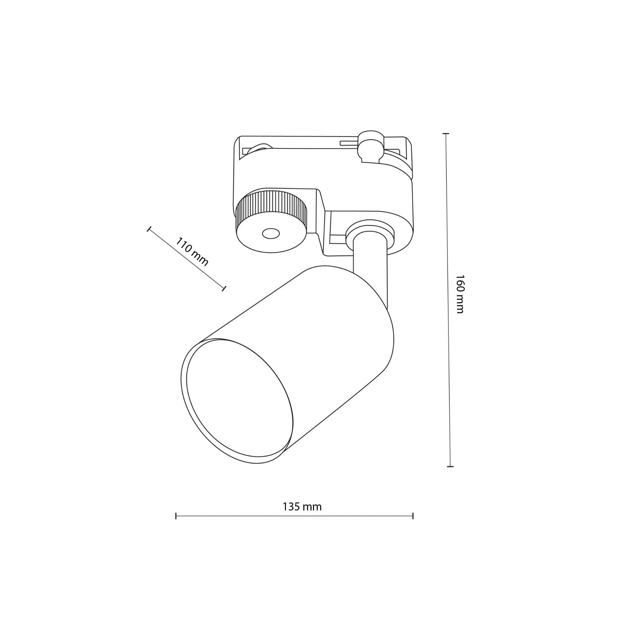 Tk Lighting Tracer 5686 reflektor 1x10W GU10 biały