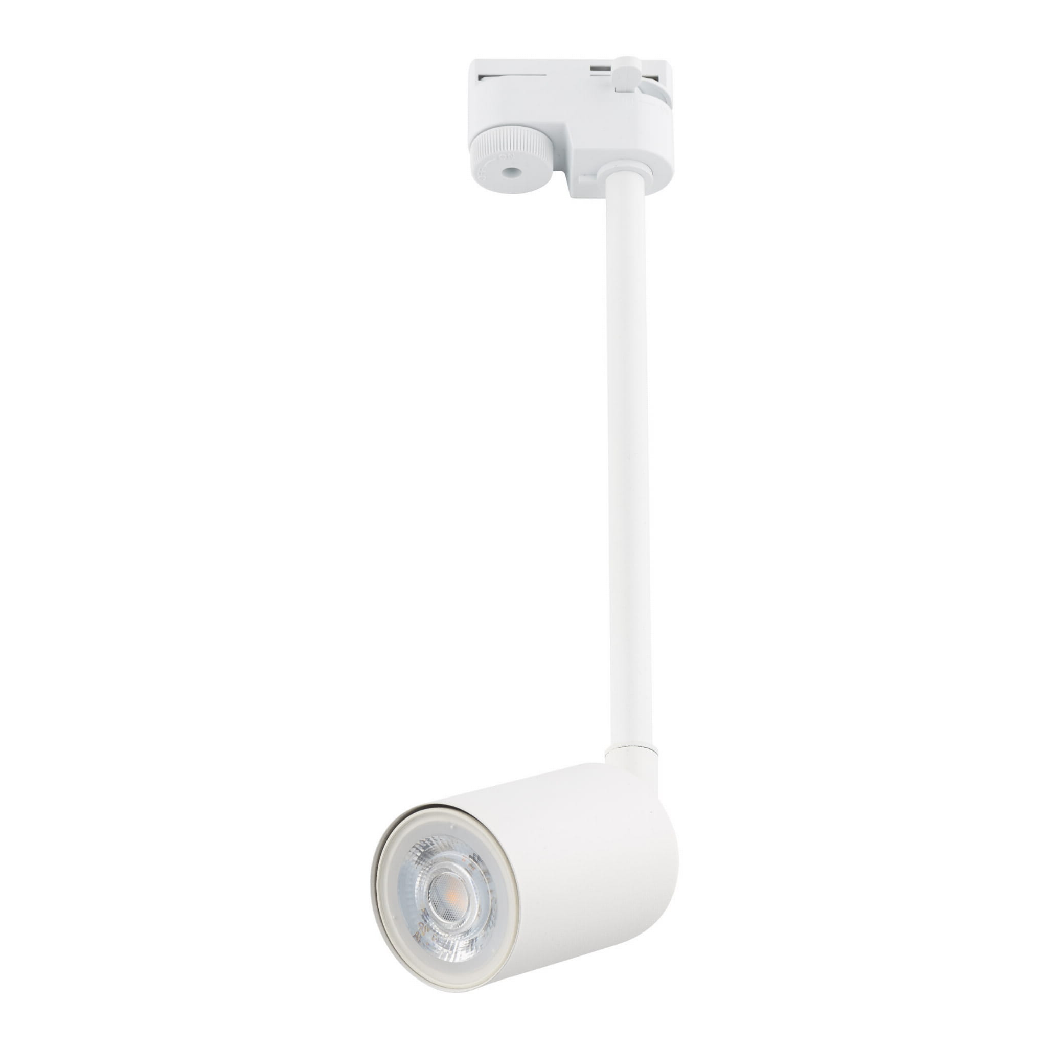 Reflektor do systemu szynowego 1-fazowego Tracer nowoczesny loft metalowy tuba biały TK Lighting Tracer 4888 1x10W GU10