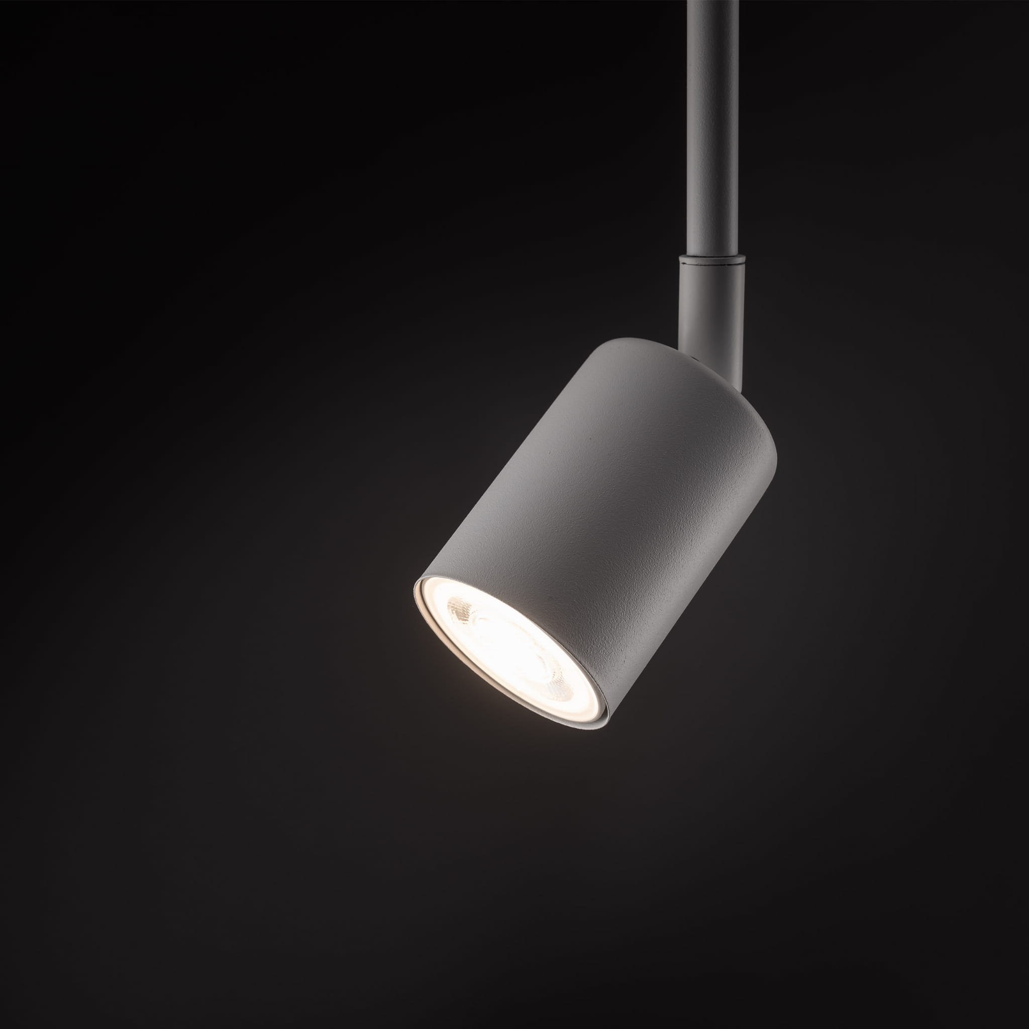 Reflektor do systemu szynowego 1-fazowego Tracer nowoczesny loft metalowy tuba biały TK Lighting Tracer 4888 1x10W GU10