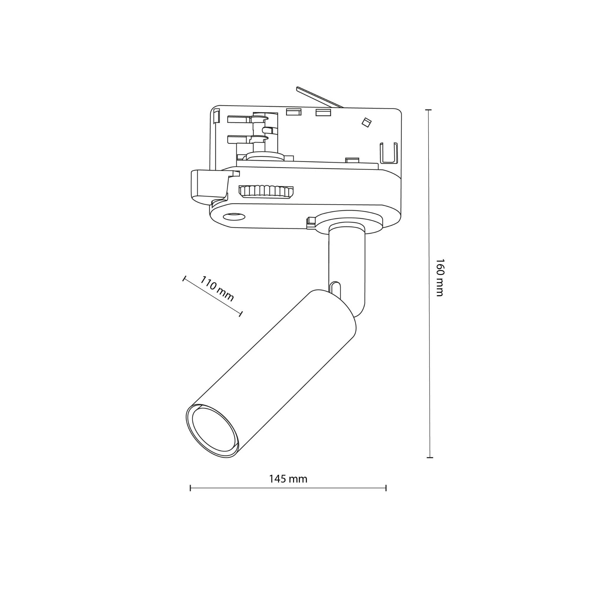 Tk Lighting Tracer 4846 reflektor 1x6W G9 biały