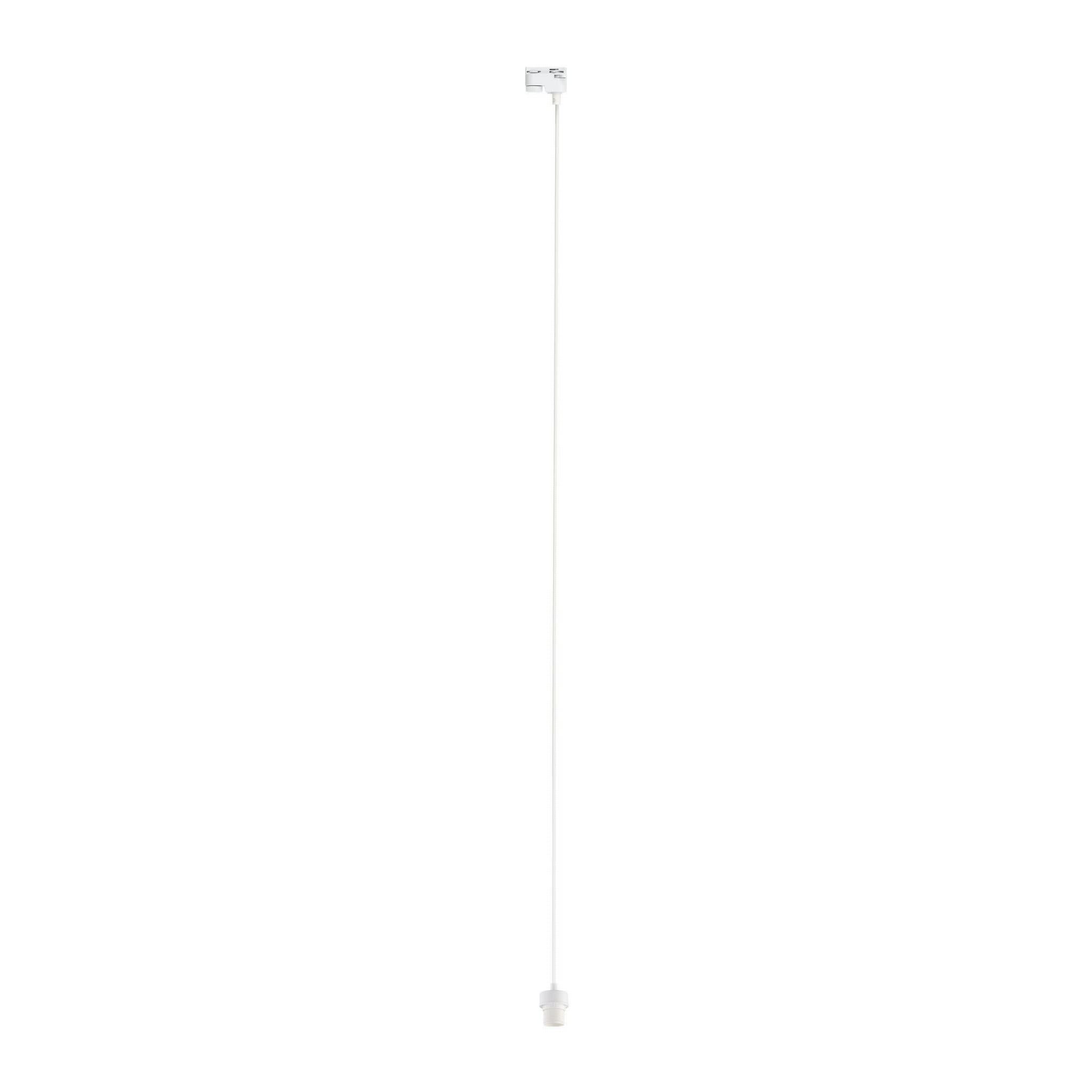 Lampa wisząca do systemu szynowego 1-fazowego Tracer biała TK Lighting Tracer 5758 1x15W E27