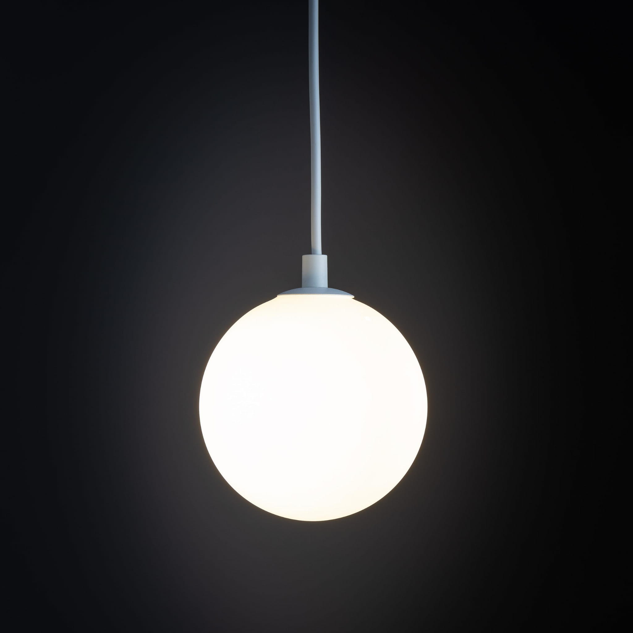 Lampa wisząca do systemu szynowego 1-fazowego Tracer nowoczesna loft klosz szklany kula biała TK Lighting Tracer 4886 1x6W G9