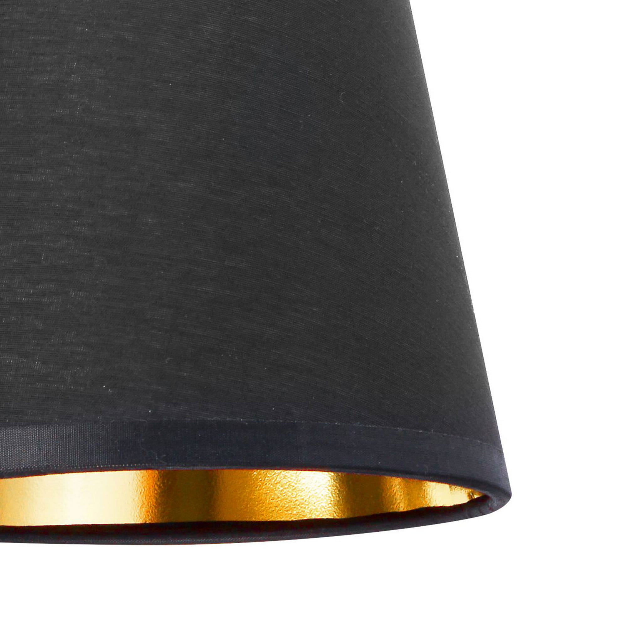 Kinkiet lampa ścienna nowoczesny z abażurem z włącznikiem TK Lighting Wire gold 826 1x15W E27 czarny złoty
