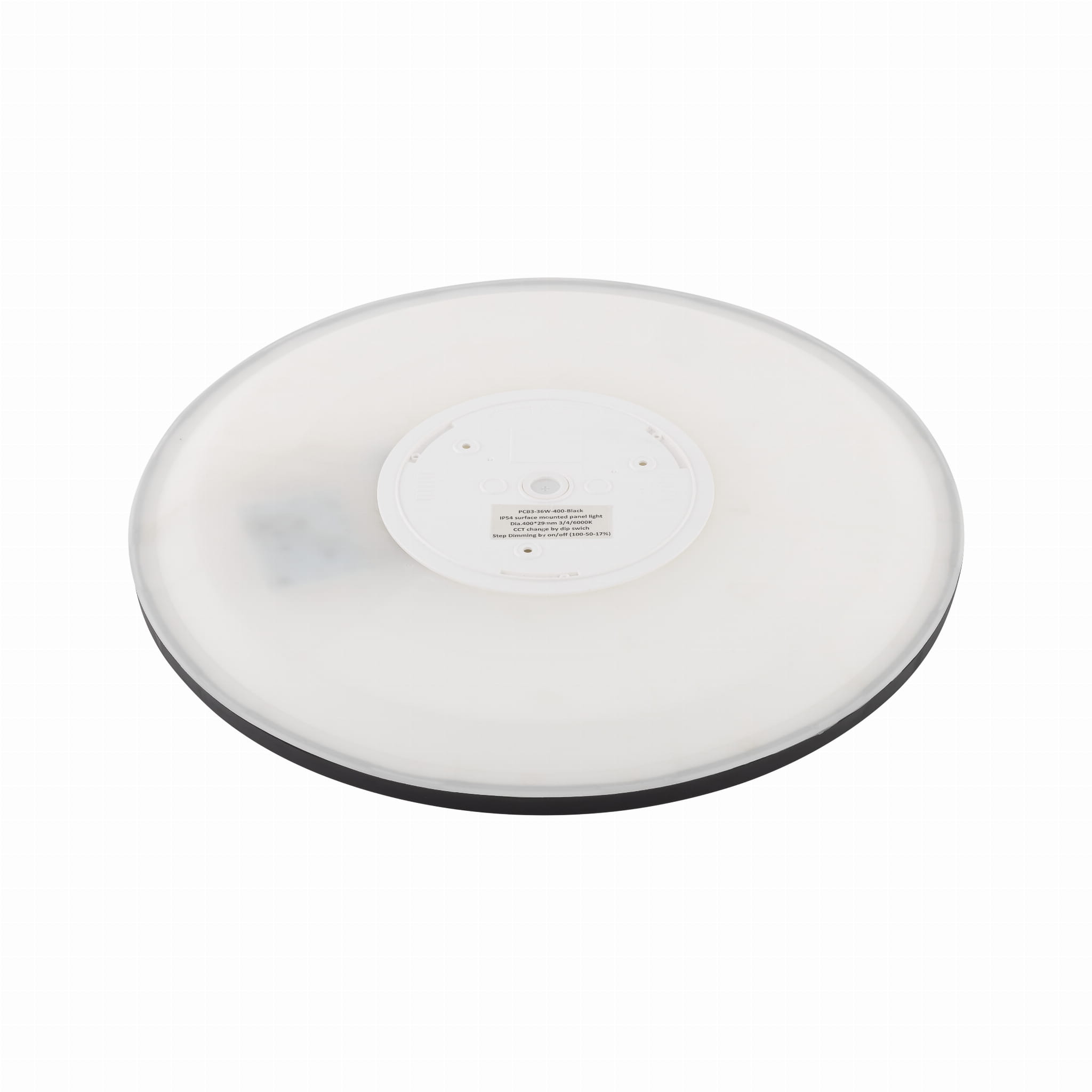 Plafon lampa sufitowa okrągła koło z przełącznikiem na obudowie TK Lighting Aqua 30cm 6901 1x24W LED 3000 4000 6500K czarny biały