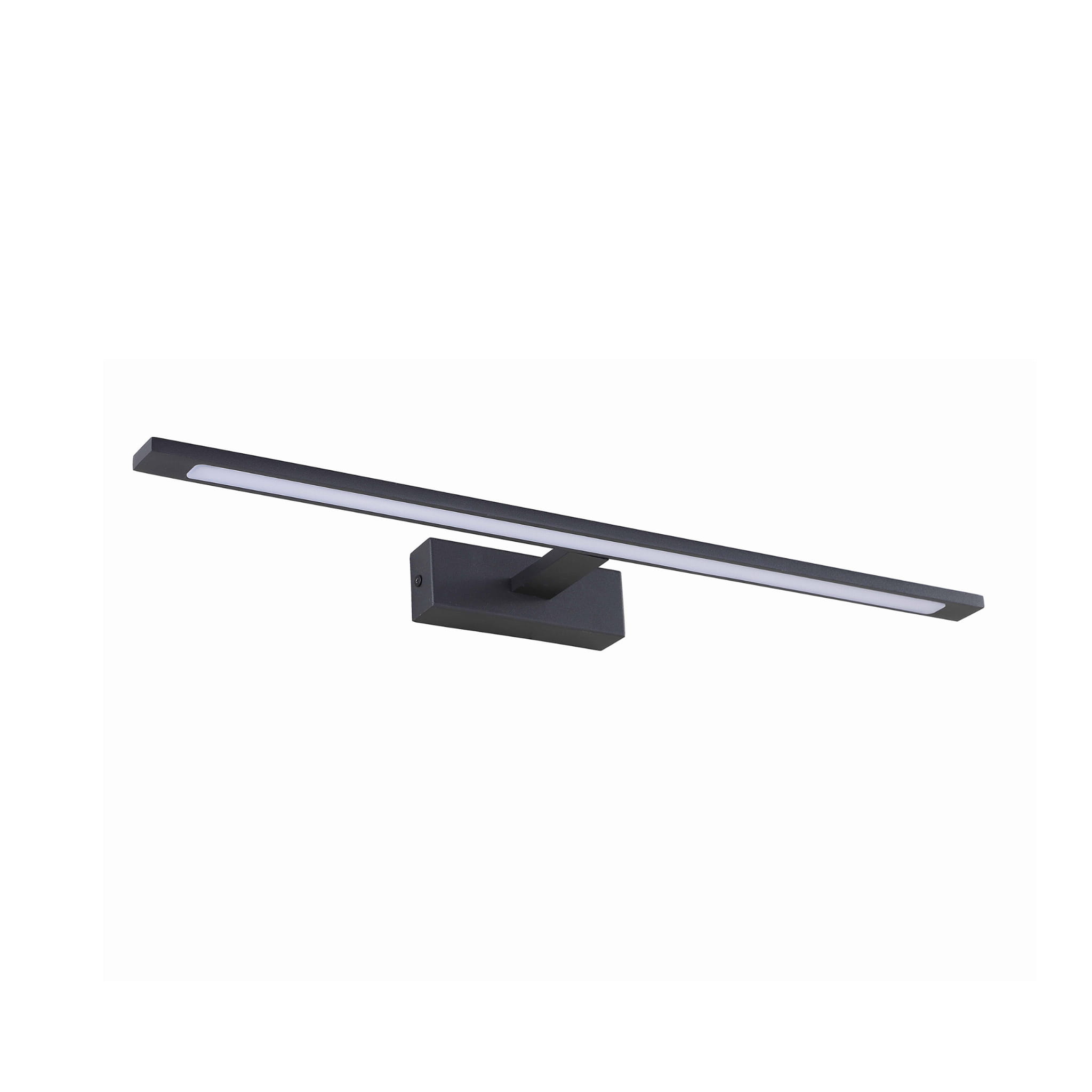 Kinkiet galeria nad lustro belka nowoczesny metalowy podłużny czarny TK Lighting Gallery 18002 1x20W LED 4000K