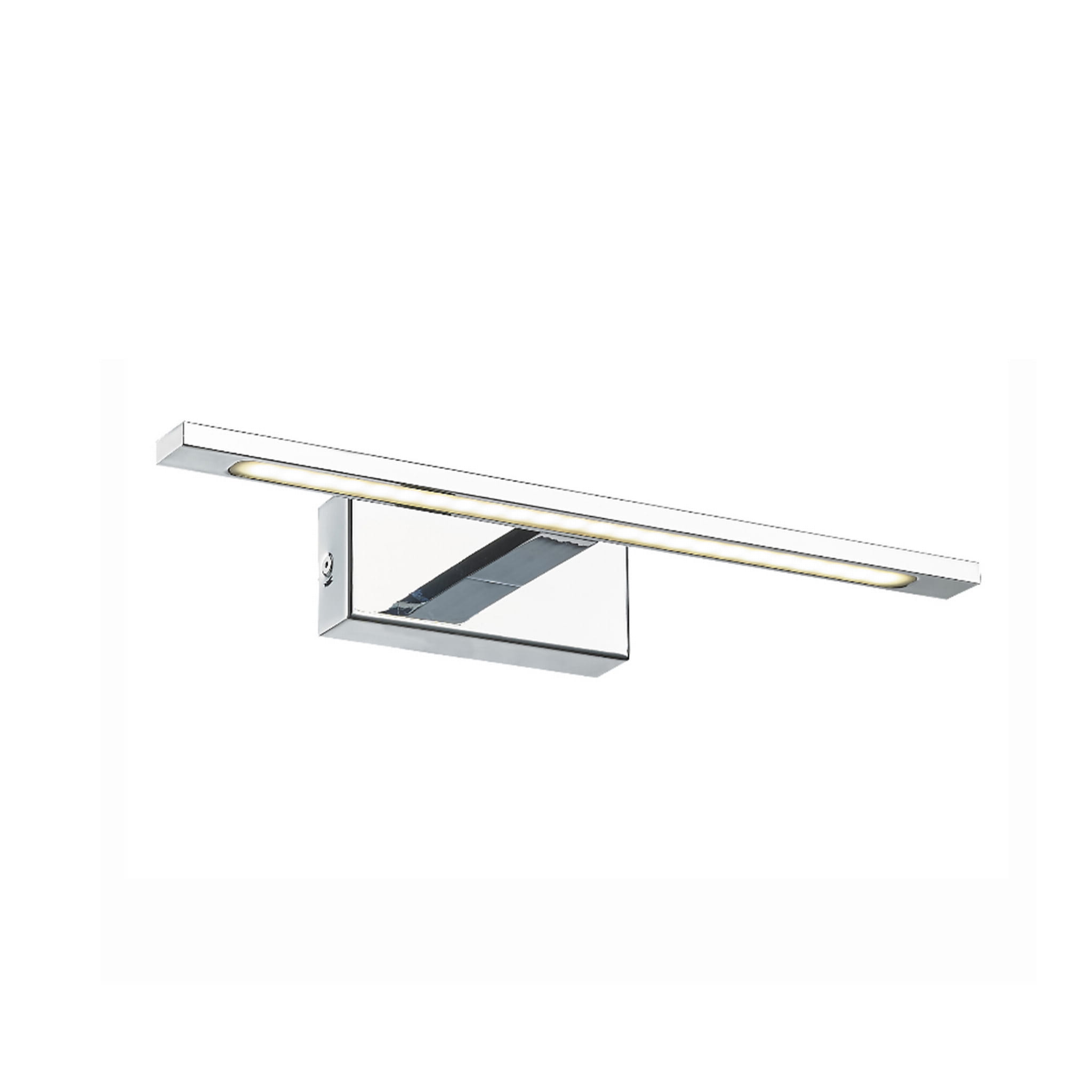 Kinkiet galeria nad lustro belka nowoczesny metalowy podłużny chrom TK Lighting Gallery 18001 1x12W LED 4000K