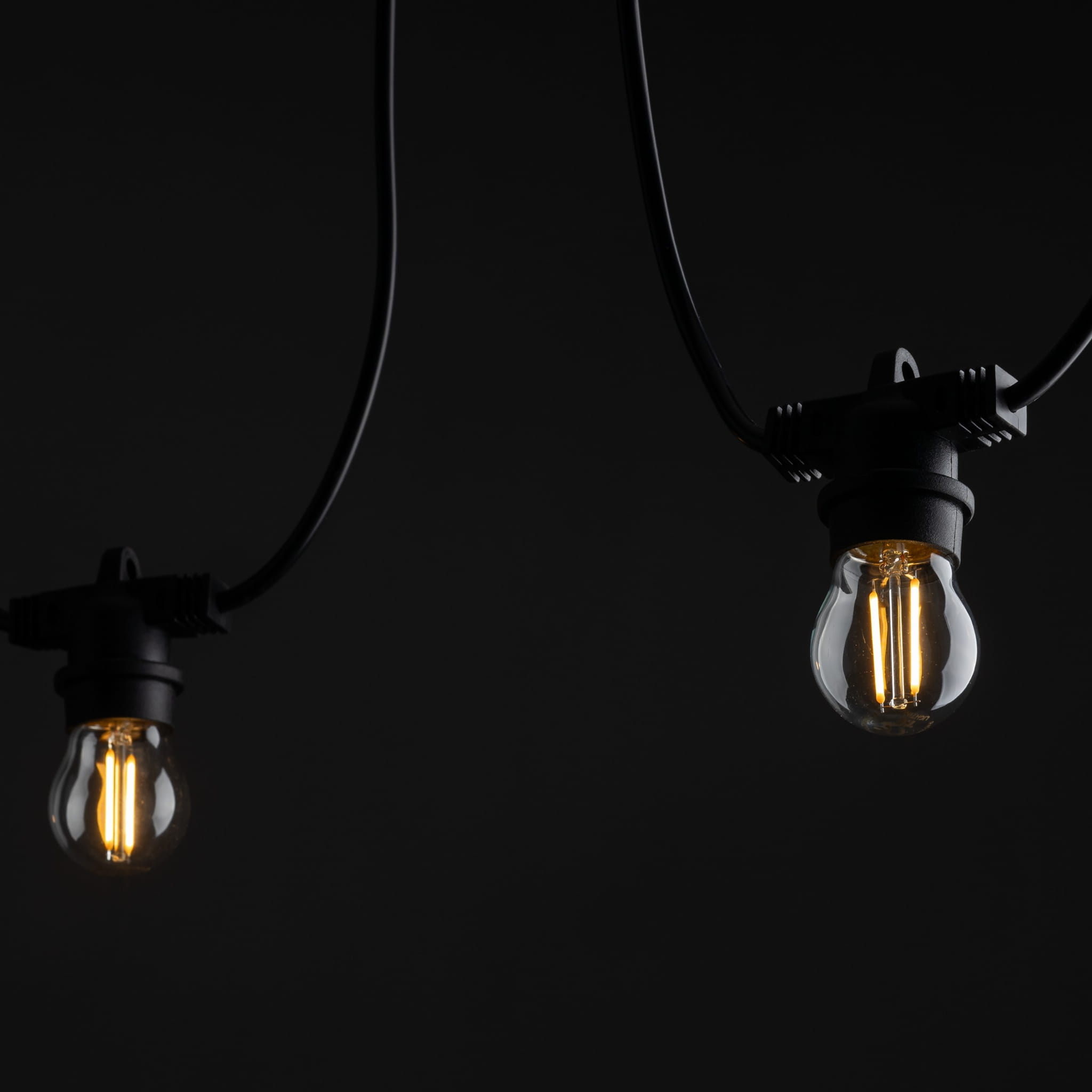 Girlanda ogrodowa zewnętrzna czarna 11,5 m TK Lighting Girlanda 10183 10x E27