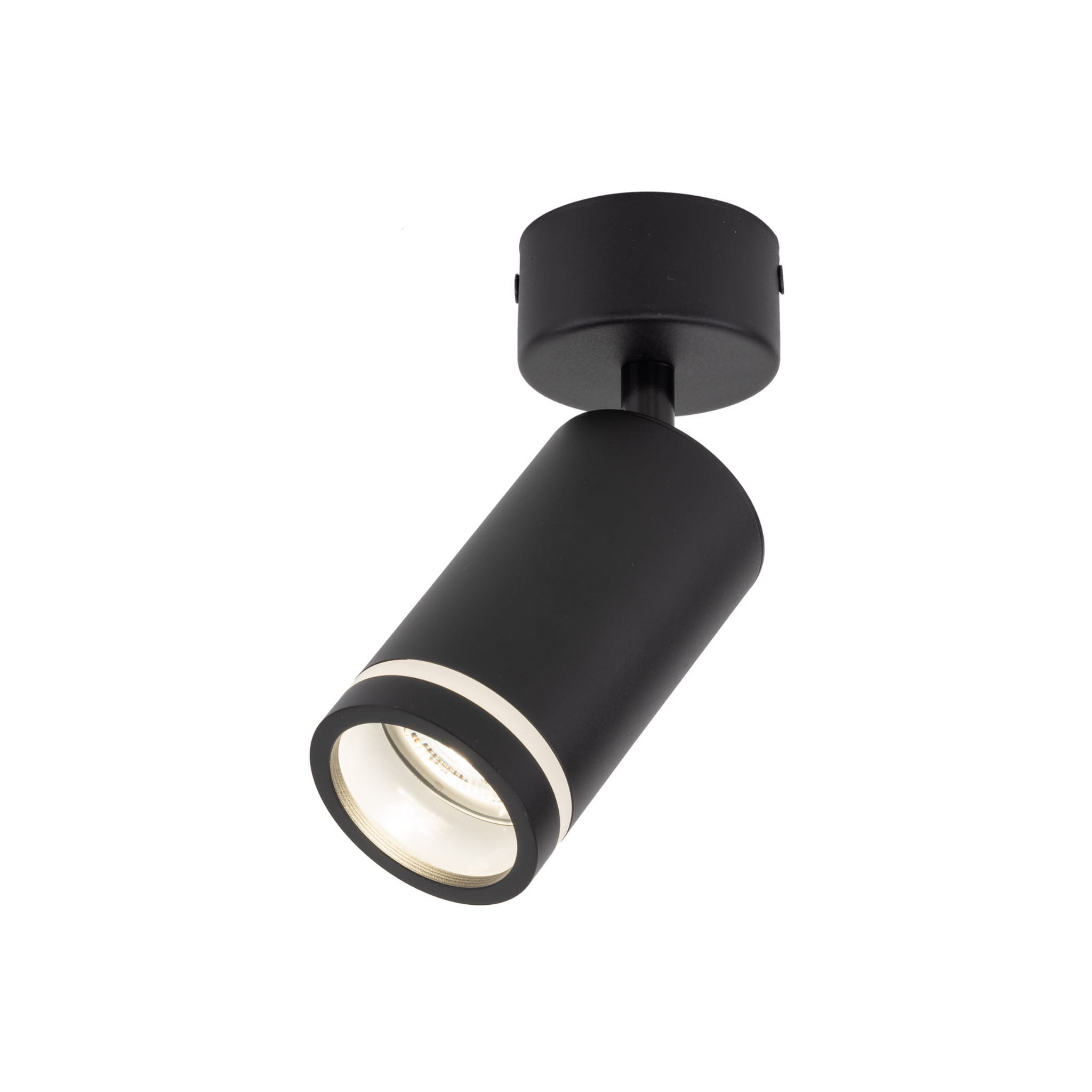 Reflektor nowoczesny industrialny loft metalowy tuba czarny TK Lighting Jet 6910 1x10W GU10
