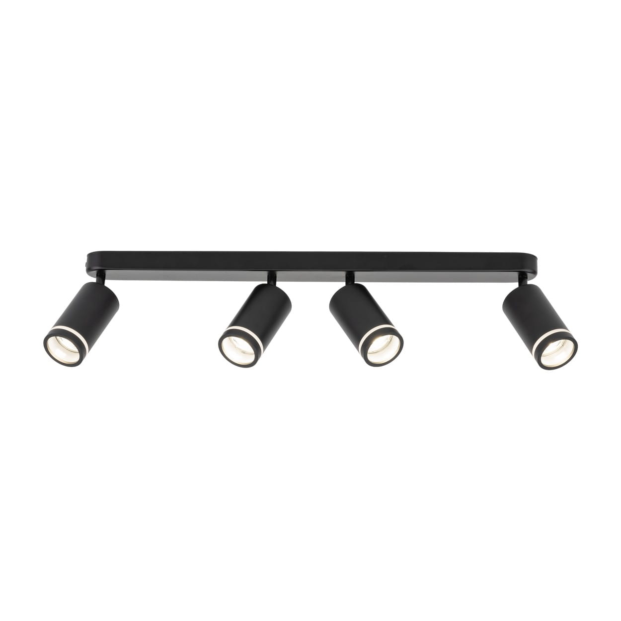 Plafon nowoczesny industrialny loft reflektory metalowe tuba czarny TK Lighting Jet 6916 4x10W GU10