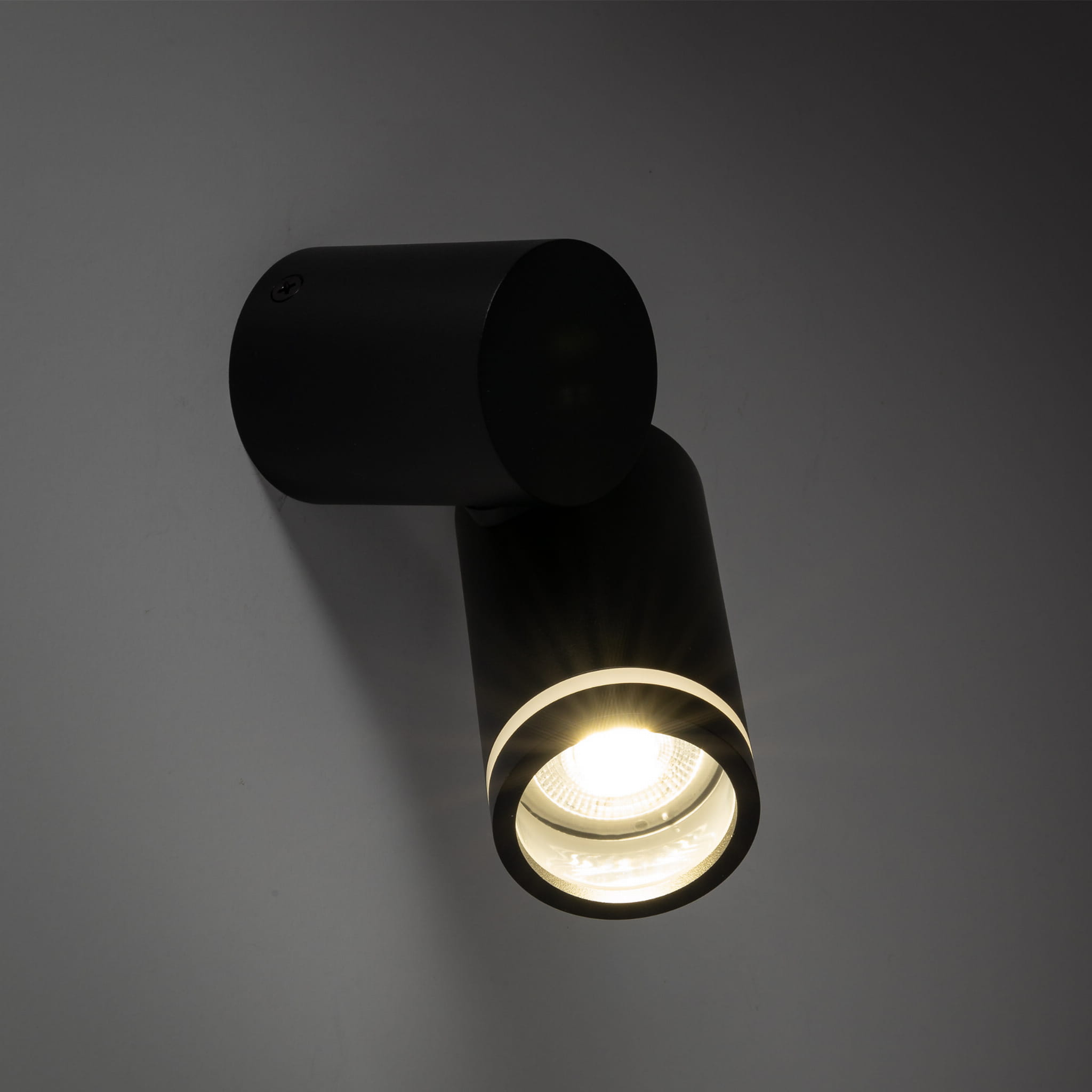 Kinkiet nowoczesny industrialny loft metalowy tuba czarny TK Lighting Jet 5349 1x10W GU10
