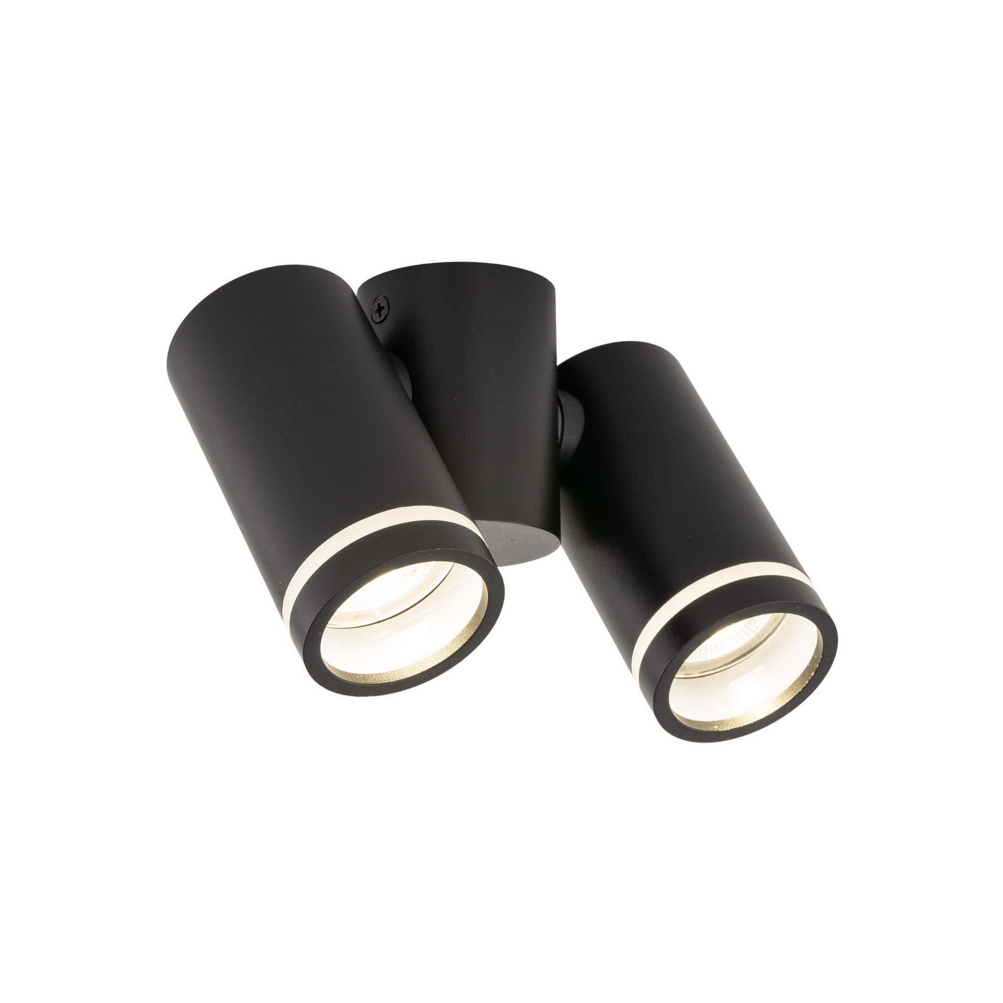 Spot nowoczesny industrialny loft reflektory metalowe tuba czarny TK Lighting Jet 4539 2x10W GU10