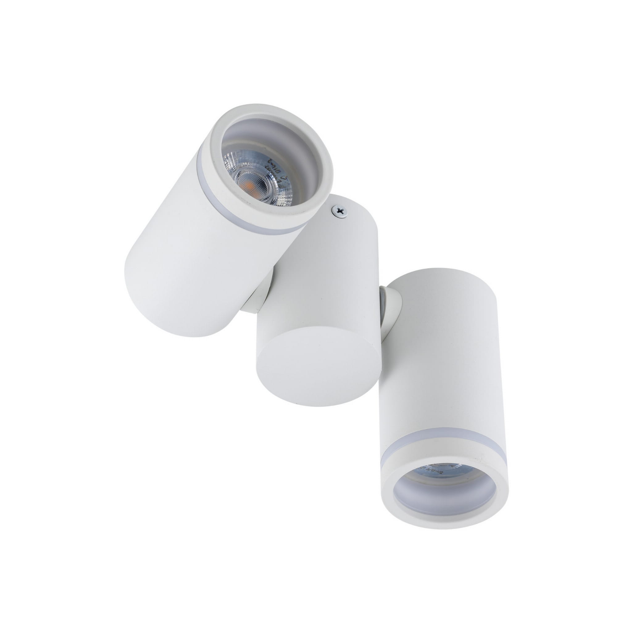 Spot nowoczesny industrialny loft reflektory metalowe tuba biały TK Lighting Jet 4352 2x10W GU10