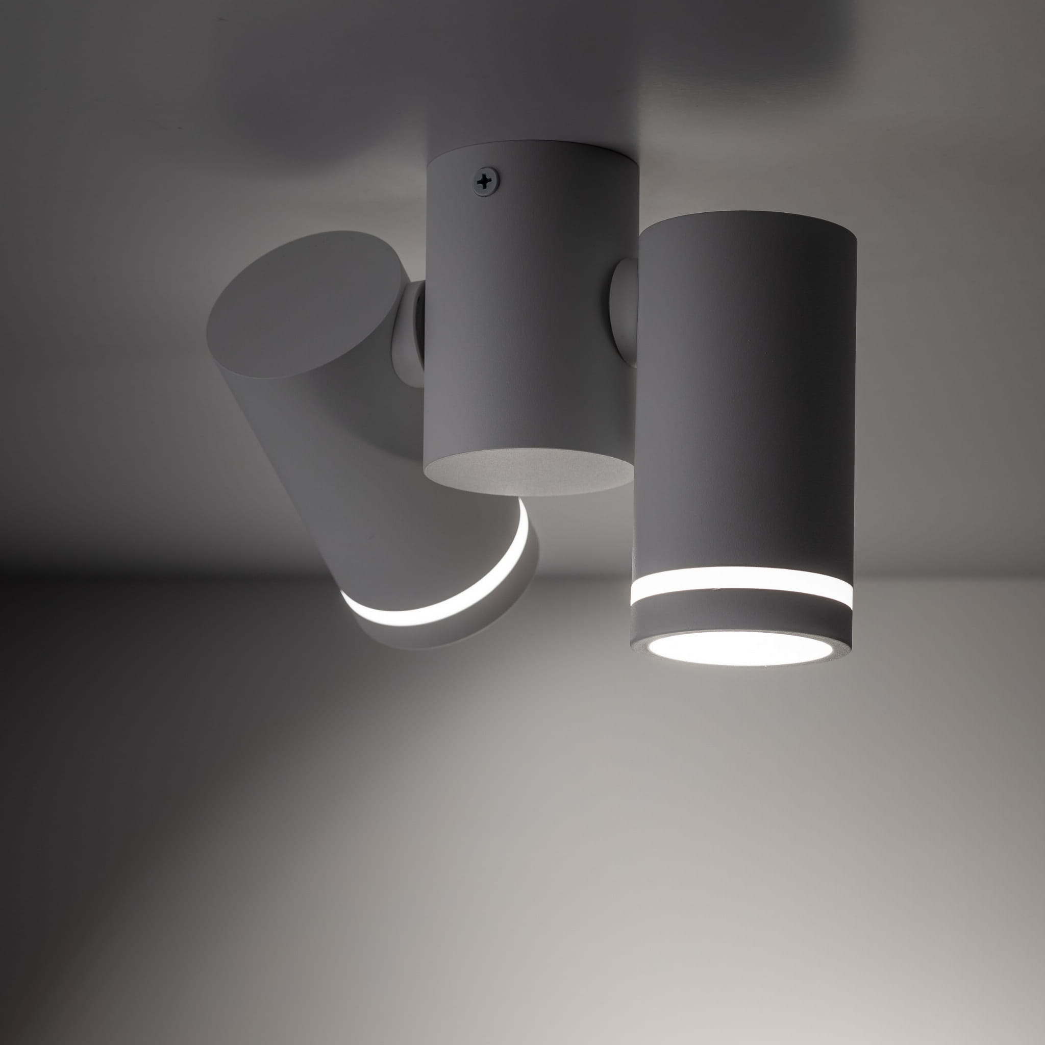 Spot nowoczesny industrialny loft reflektory metalowe tuba biały TK Lighting Jet 4352 2x10W GU10