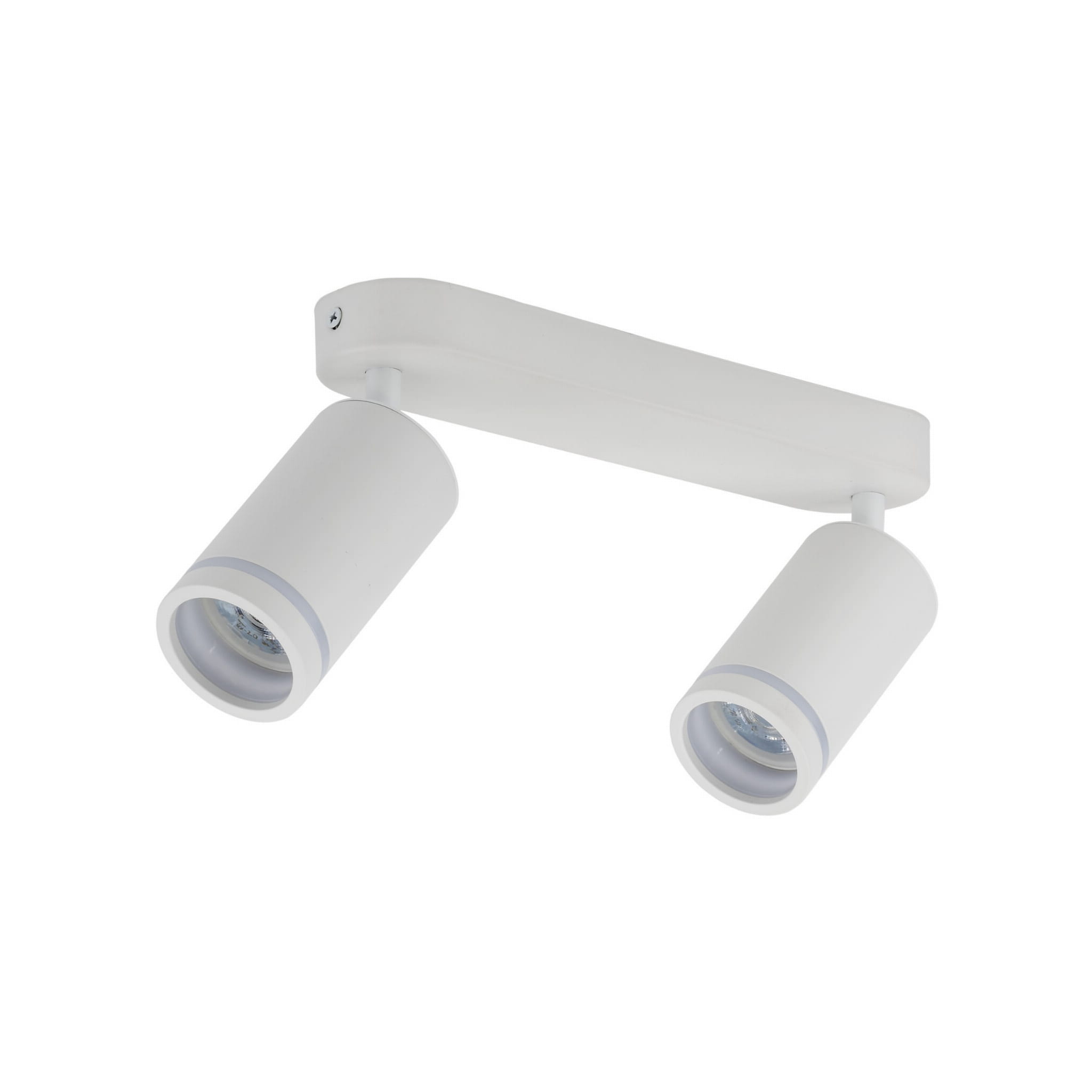 Plafon nowoczesny industrialny loft reflektory metalowe tuba biały TK Lighting Jet 6913 2x10W GU10