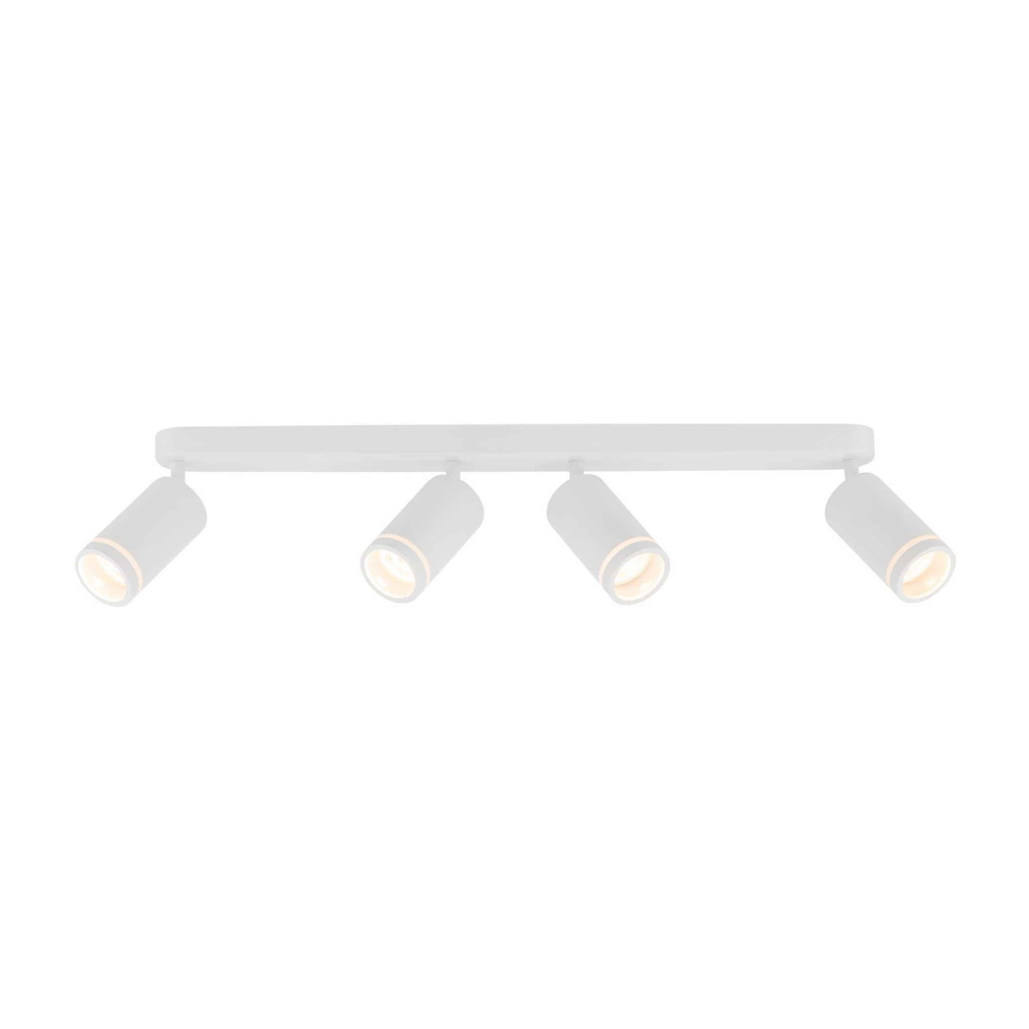 Plafon nowoczesny industrialny loft reflektory metalowe tuba biały TK Lighting Jet 6917 4x10W GU10