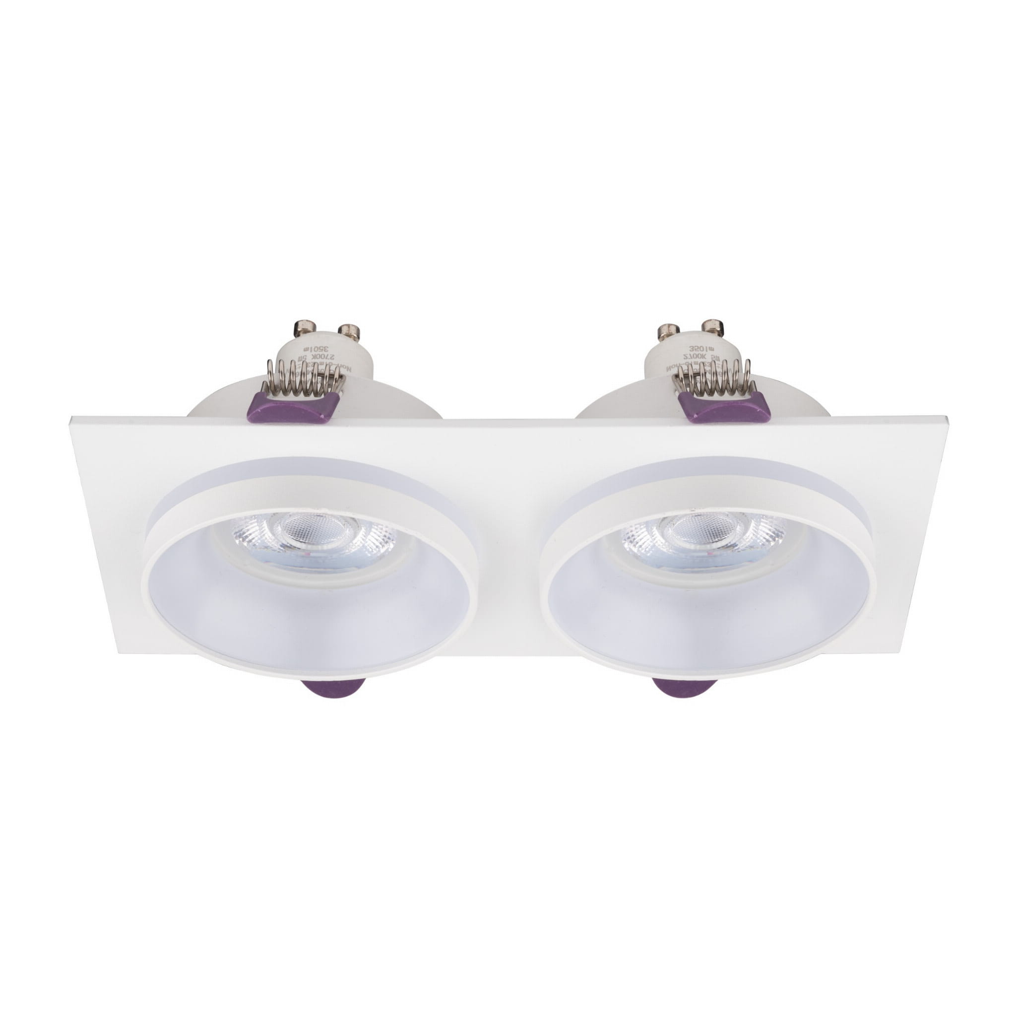 Oczko halogenowe podtynkowe prostokąt białe TK Lighting Jet 6924 2x10W GU10