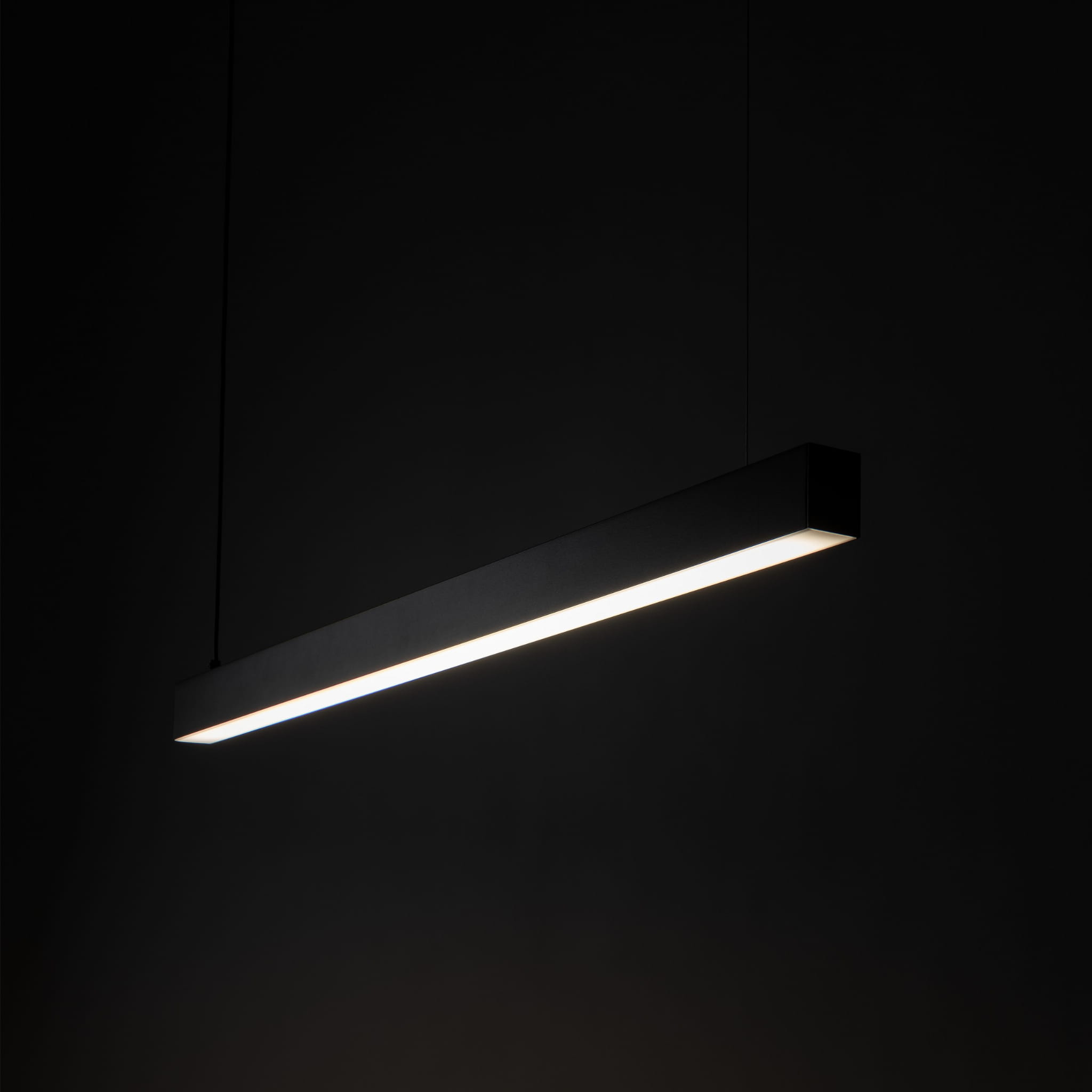 Lampa wisząca listwa belka prostokąt nowoczesna czarna TK Lighting Luxe 18080 1x40W LED 4000K