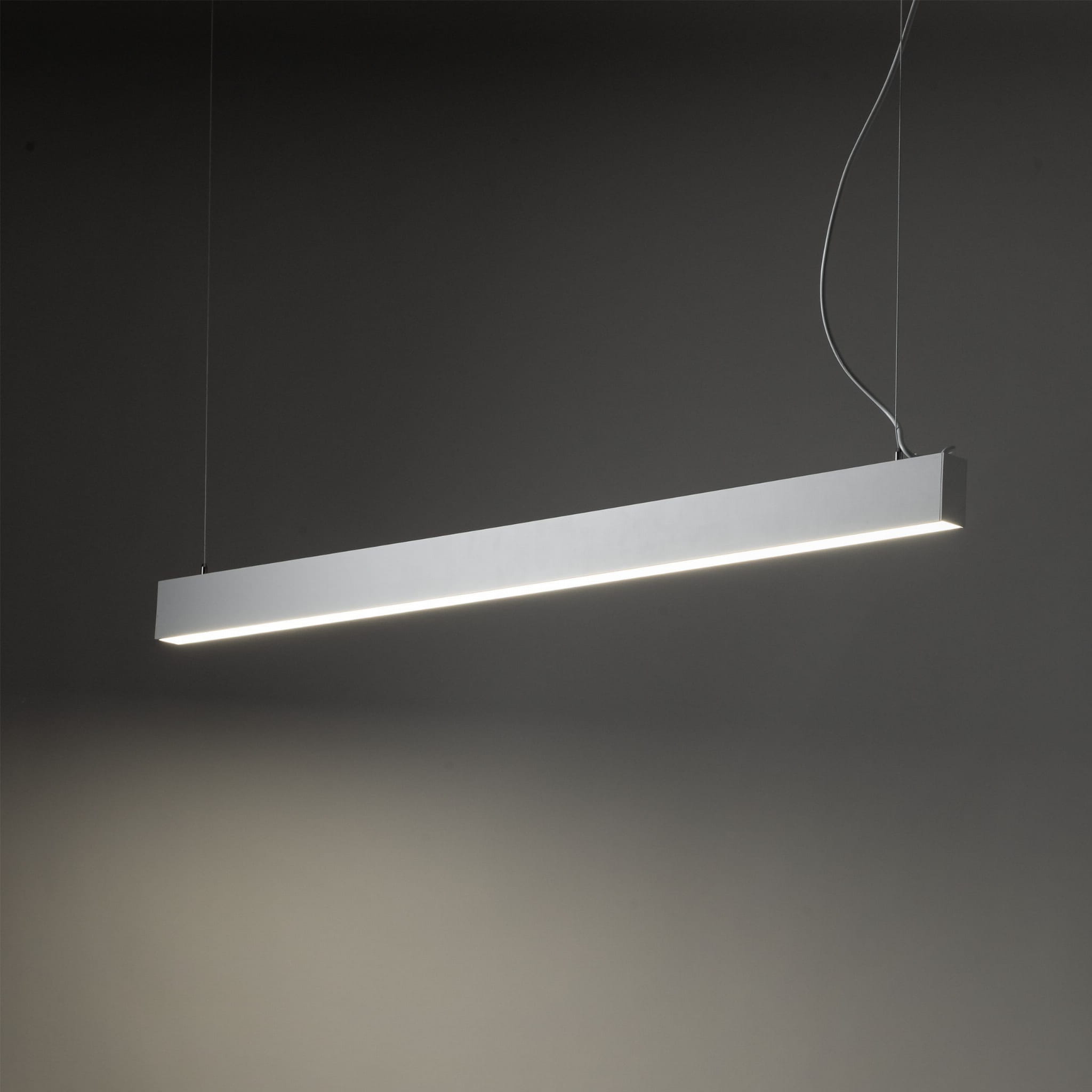 Lampa wisząca listwa belka prostokąt nowoczesna biała TK Lighting Luxe 18079 1x40W LED 4000K