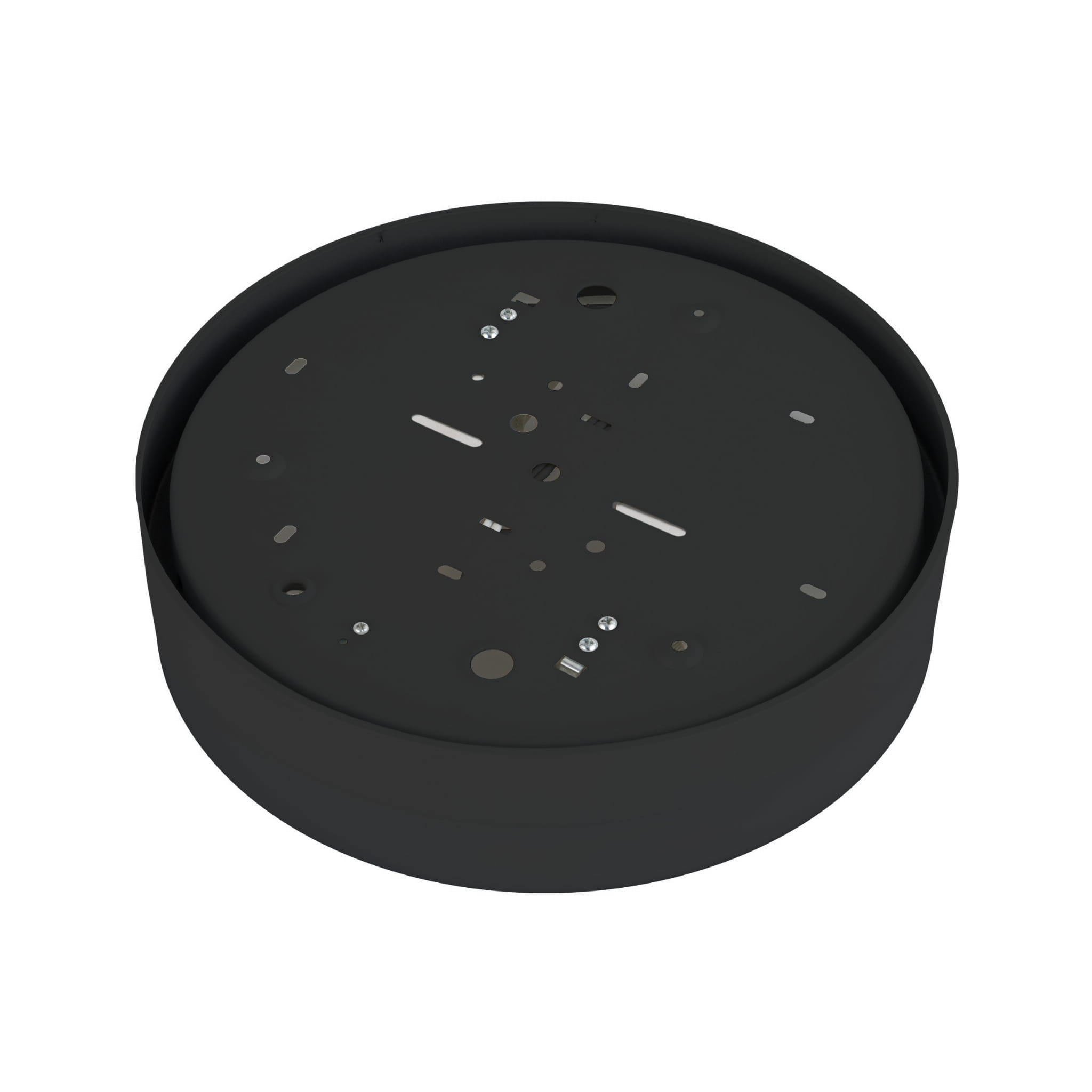 Plafon okrągły lampa sufitowa IP44 2x15W E27 Tk Lighting Pori Black 862 czarny biały