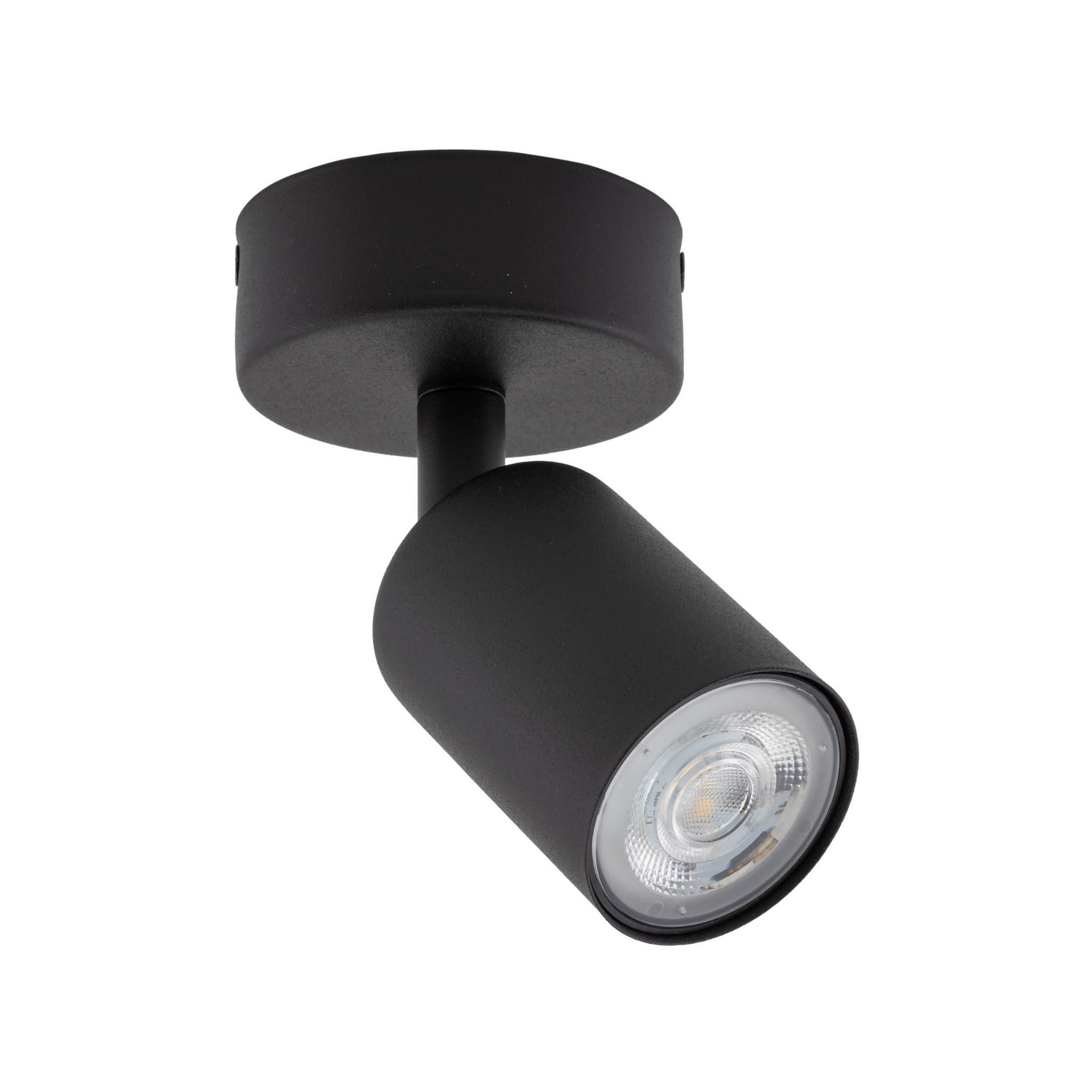 Reflektor nowoczesny elegancki metalowy tuba czarny TK Lighting Top 5739 1x10W GU10