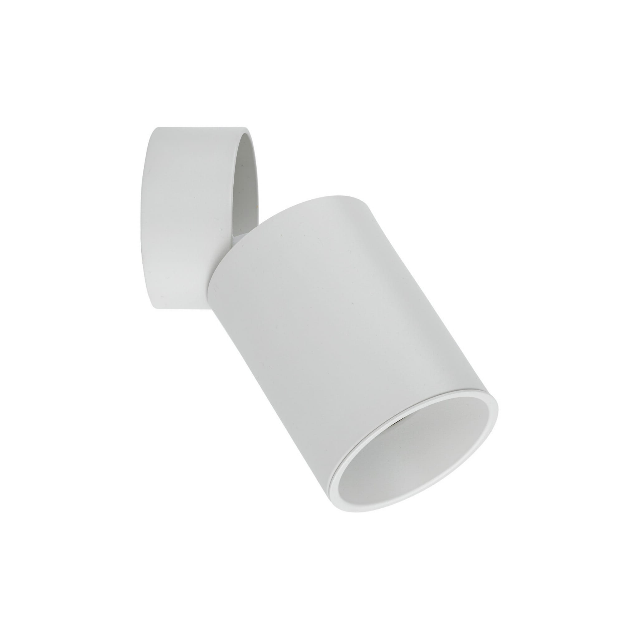 Kinkiet nowoczesny elegancki metalowy tuba biały TK Lighting Top 5373 10W GU10