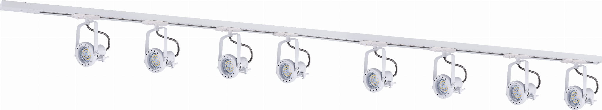 Szyna montażowa do systemu szynowego TK Lighting Tracer 4140 1-faz 2m+zaślepka+zasilanie biała
