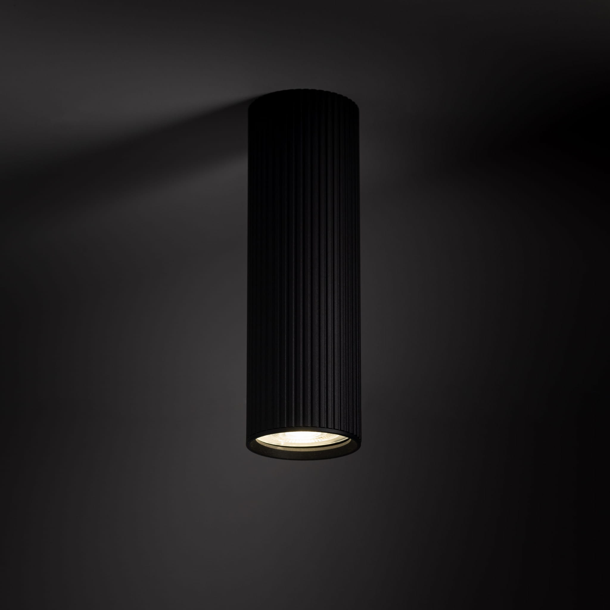 Spot nowoczesny industrialny loft metalowy tuba czarny TK Lighting Tune 10024 1x10W GU10