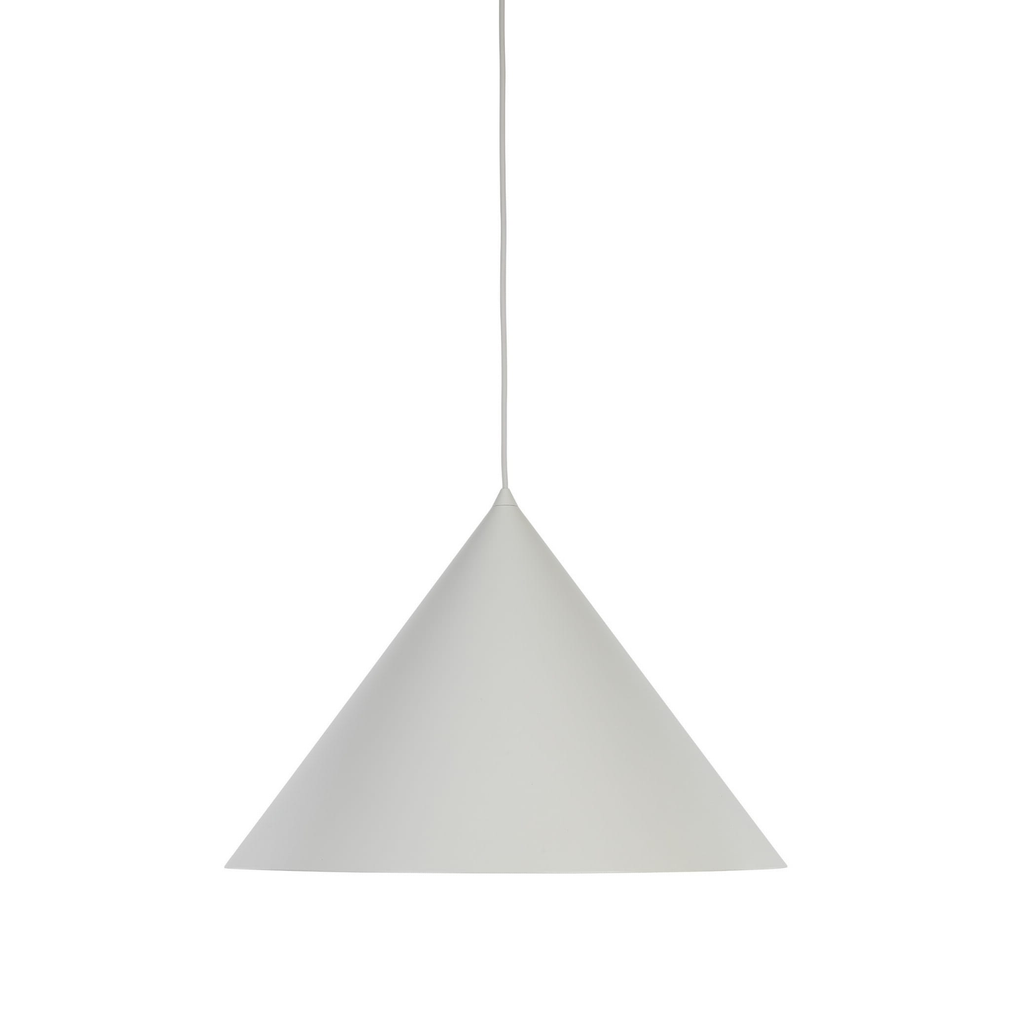 Lampa wisząca nowoczesna skandynawska loft klosz metalowy stożek beżowa TK Lighting Cono 10061 1x15W E27