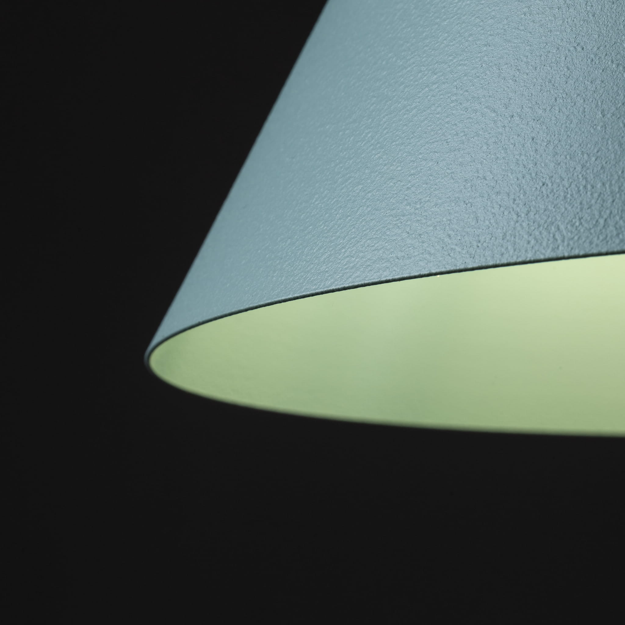 Lampa wisząca nowoczesna skandynawska klosz metalowy stożek miętowa TK Lighting Cono 6651 1x15W E27