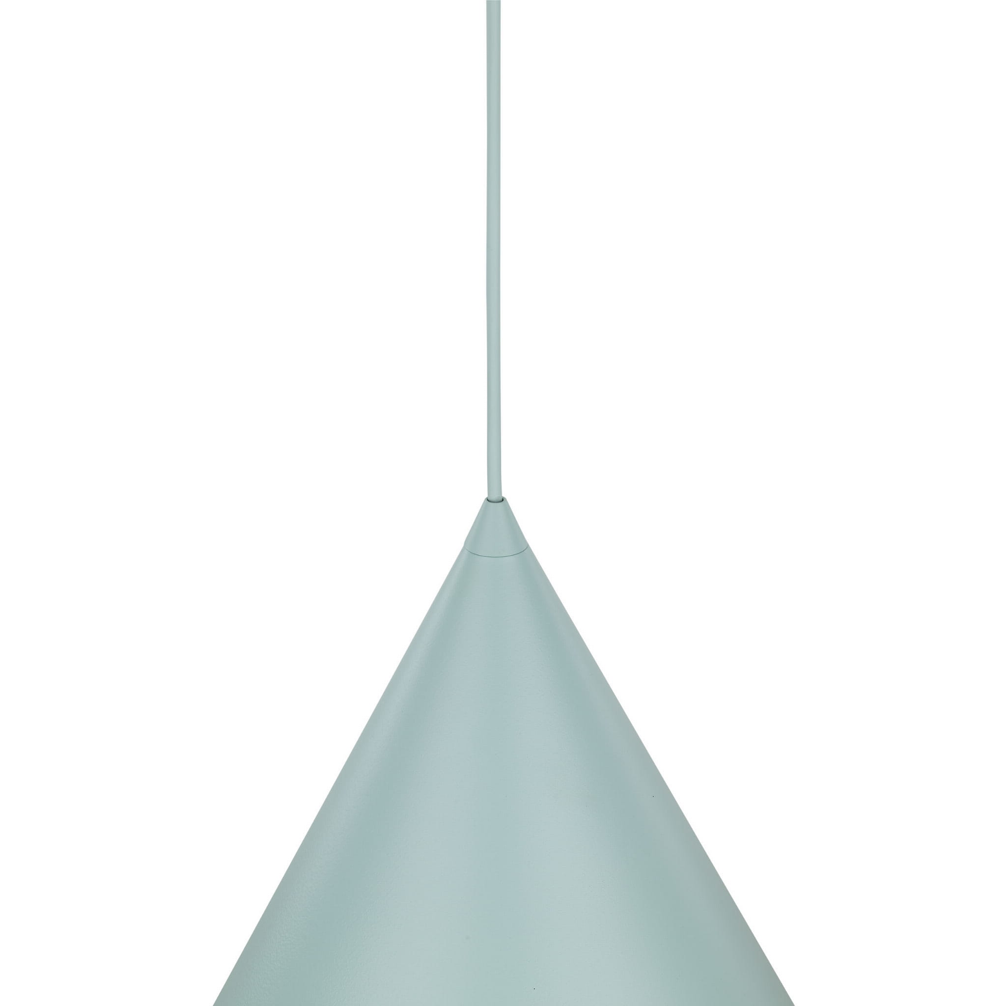 Lampa wisząca nowoczesna skandynawska klosz metalowy stożek miętowa TK Lighting Cono 6651 1x15W E27