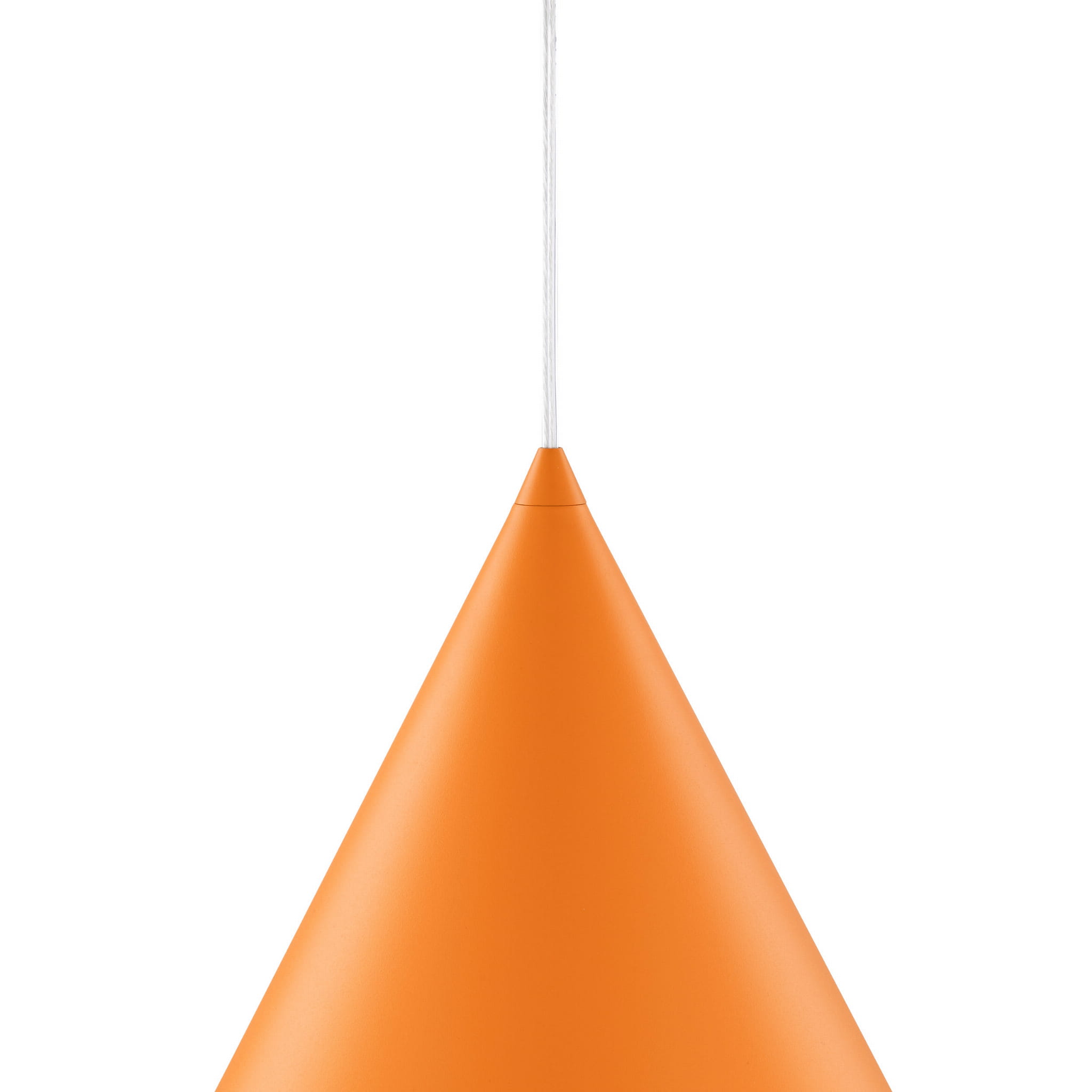 Lampa wisząca nowoczesna skandynawska klosz metalowy stożek pomarańczowa TK Lighting Cono 3280 1x15W E27